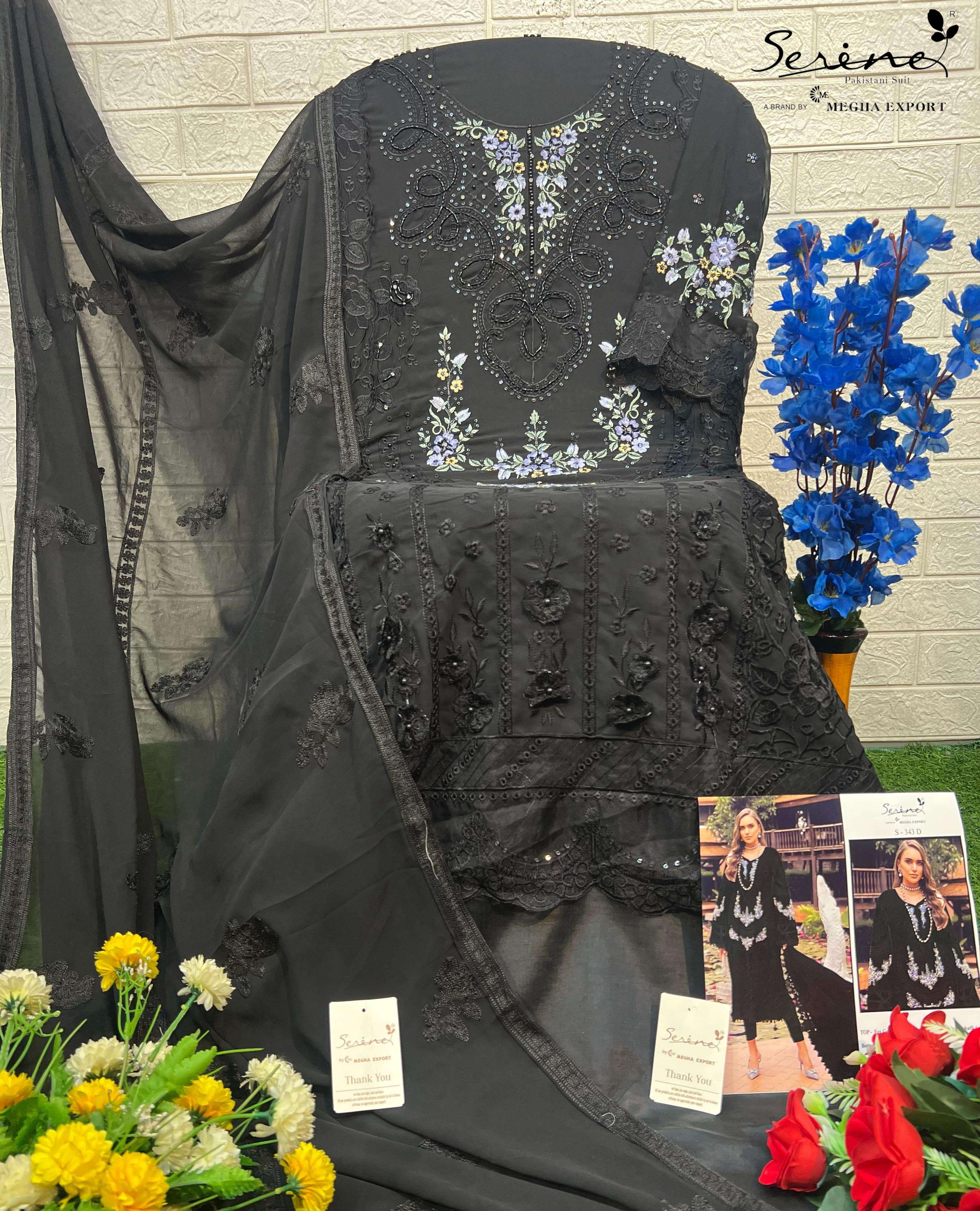 serine 343 colours designer embroidered fancy salwar kameez wholesale price surat