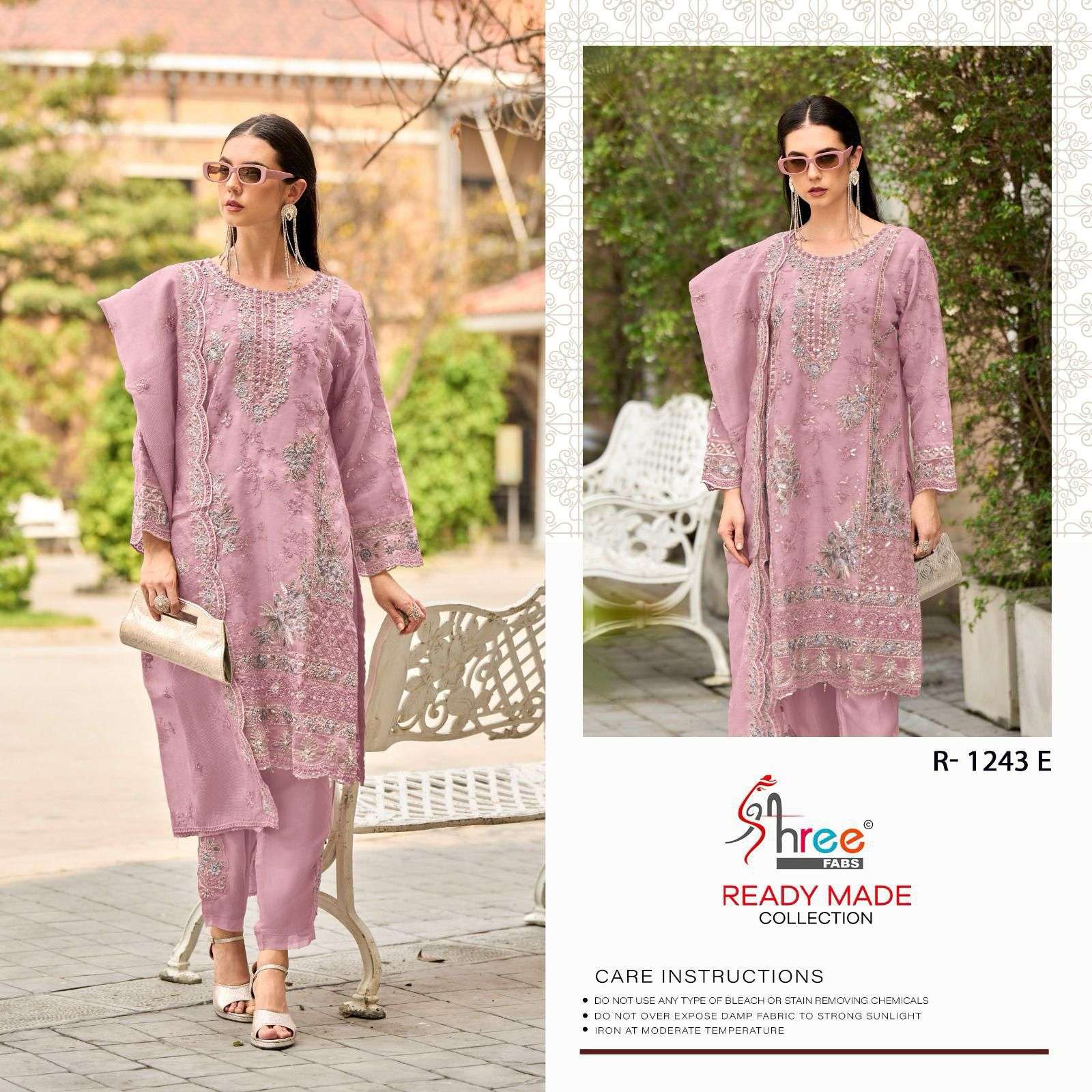 shree fabs 1243 colours latest fancy pakisatni salwar kameez wholesale price surat