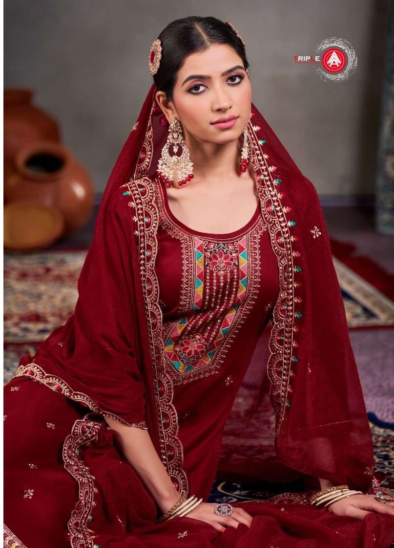 triple aaa yatri 17191-17196 series indian designer salwar kameez catalogue wholesale price surat gujrat 
