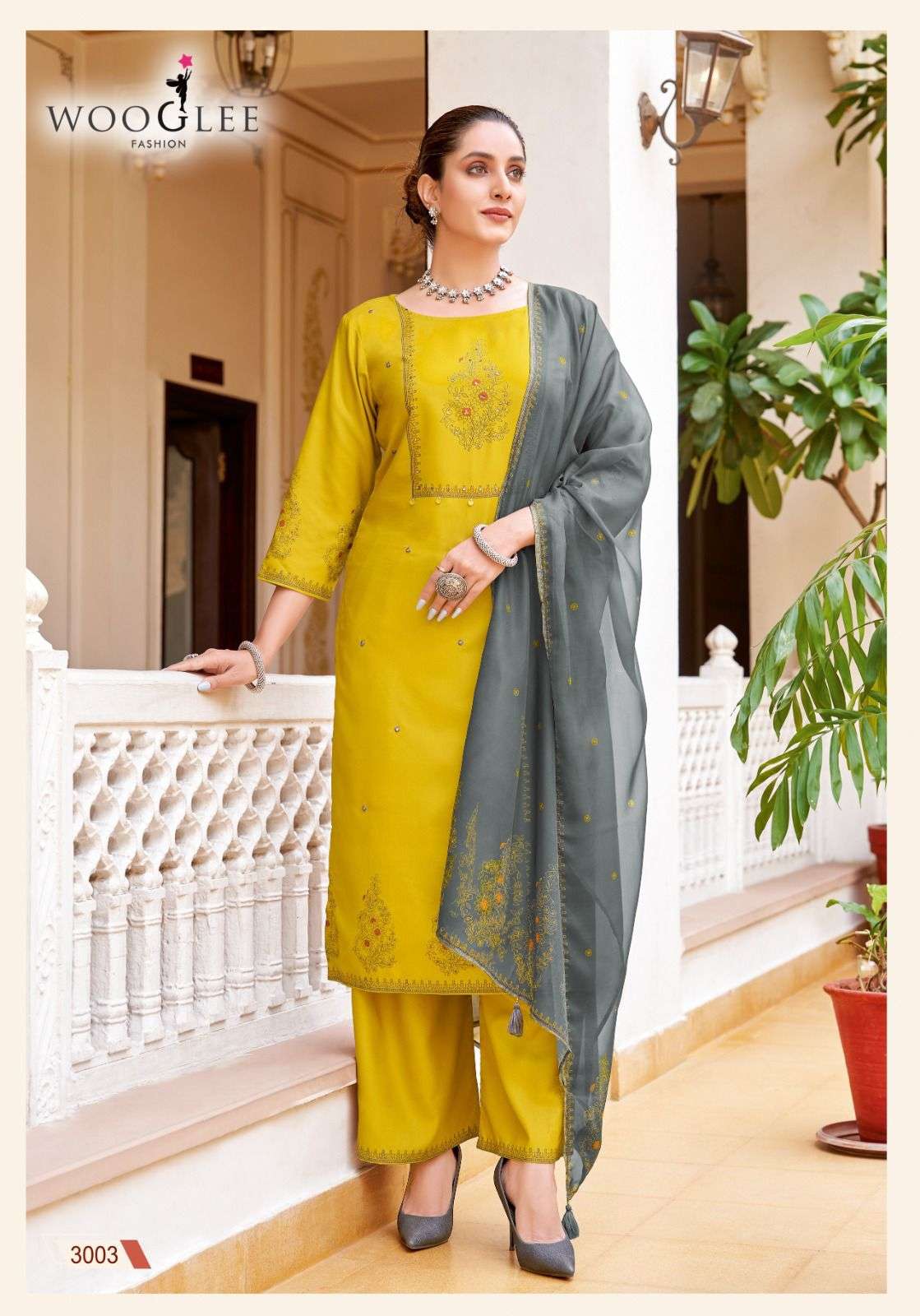 wooglee fashion swaraj 3001-3006 series viscos designer kurtis catalogue wholesale collection surat
