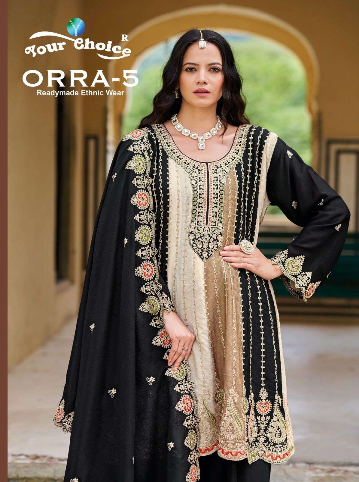 your choice orra-5 5001-5003 series salwar kameez wholesale festive collection surat gujrat 