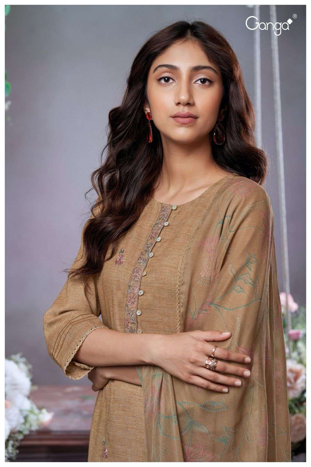 ganga selai 2866 premium handloom cotton salwar kameez wholesale price surat