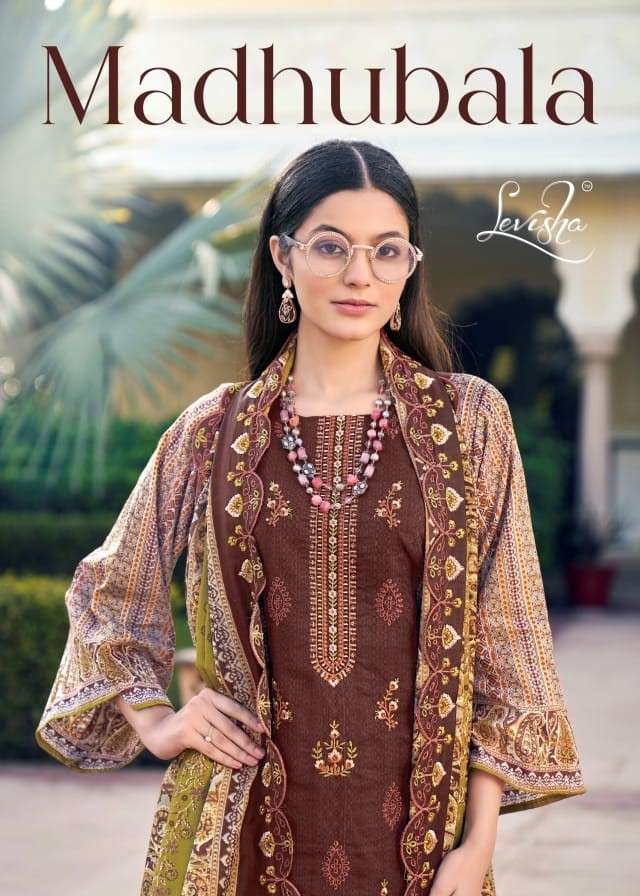 levisha naira madhubala 1013-1020 series pakistani style designer salwar kameez catalogue wholesale price surat