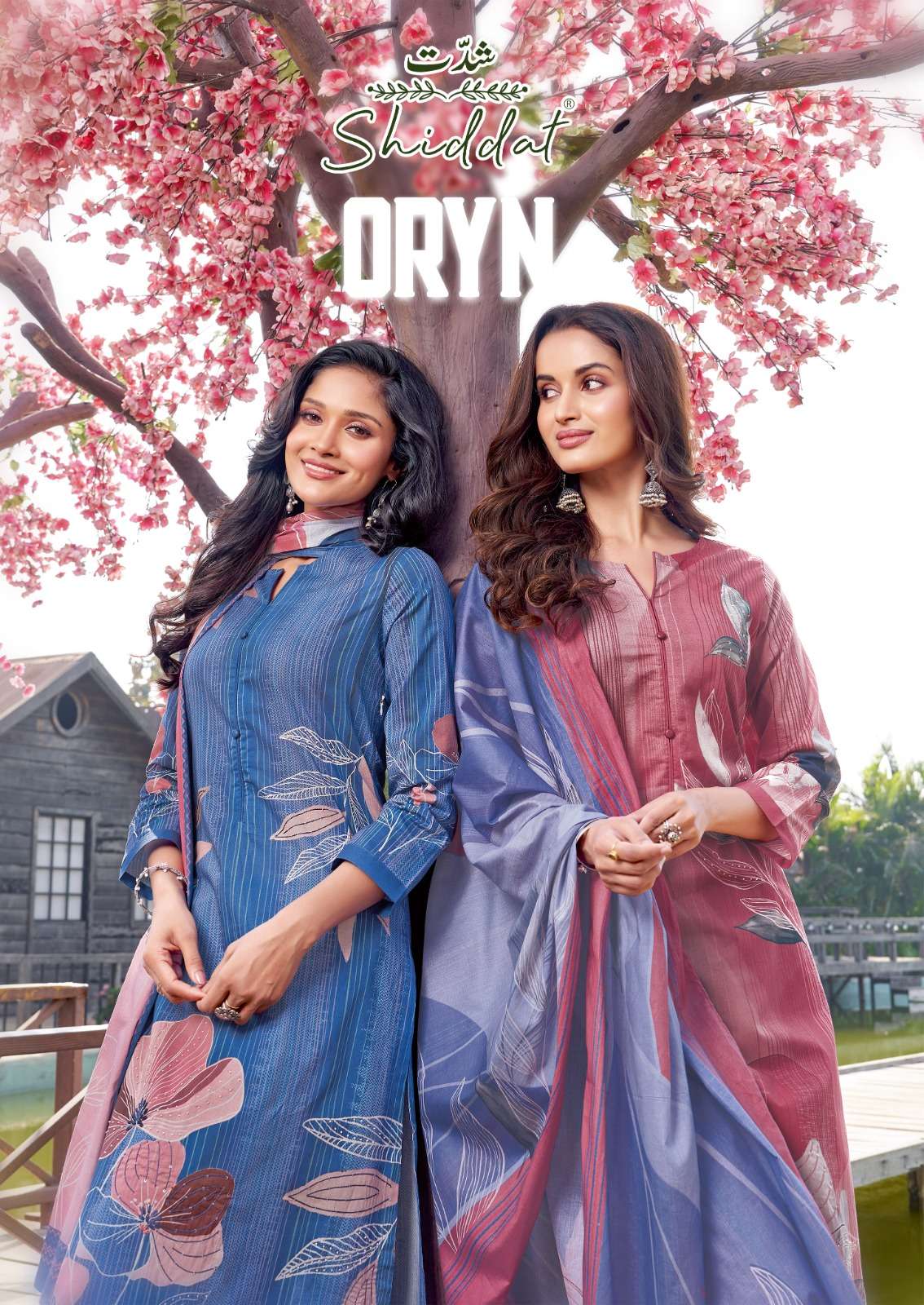 oryn by esta designs by shiddat cambric cotton pure digital printed unstich salwar kameez wholesale price surat