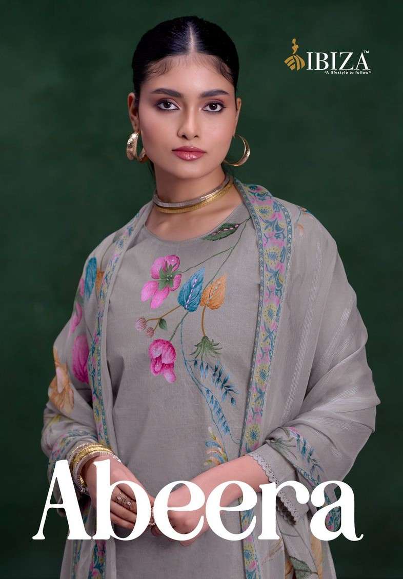 abeera by ibiza 1981-1984 series exclusive embroidery pure orgendi digital print best designer salwar kameez online surat