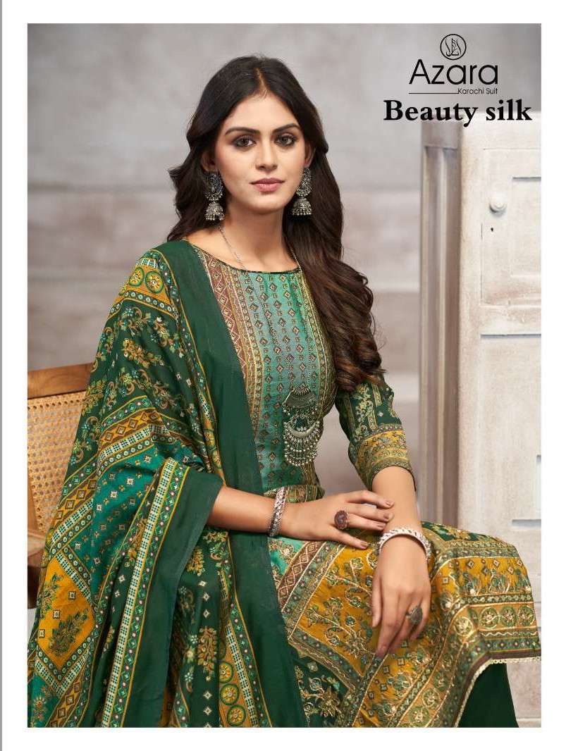 beauty silk by azara 51001-51004 series modal muslin with handwork fancy salwar kameez best online price surat