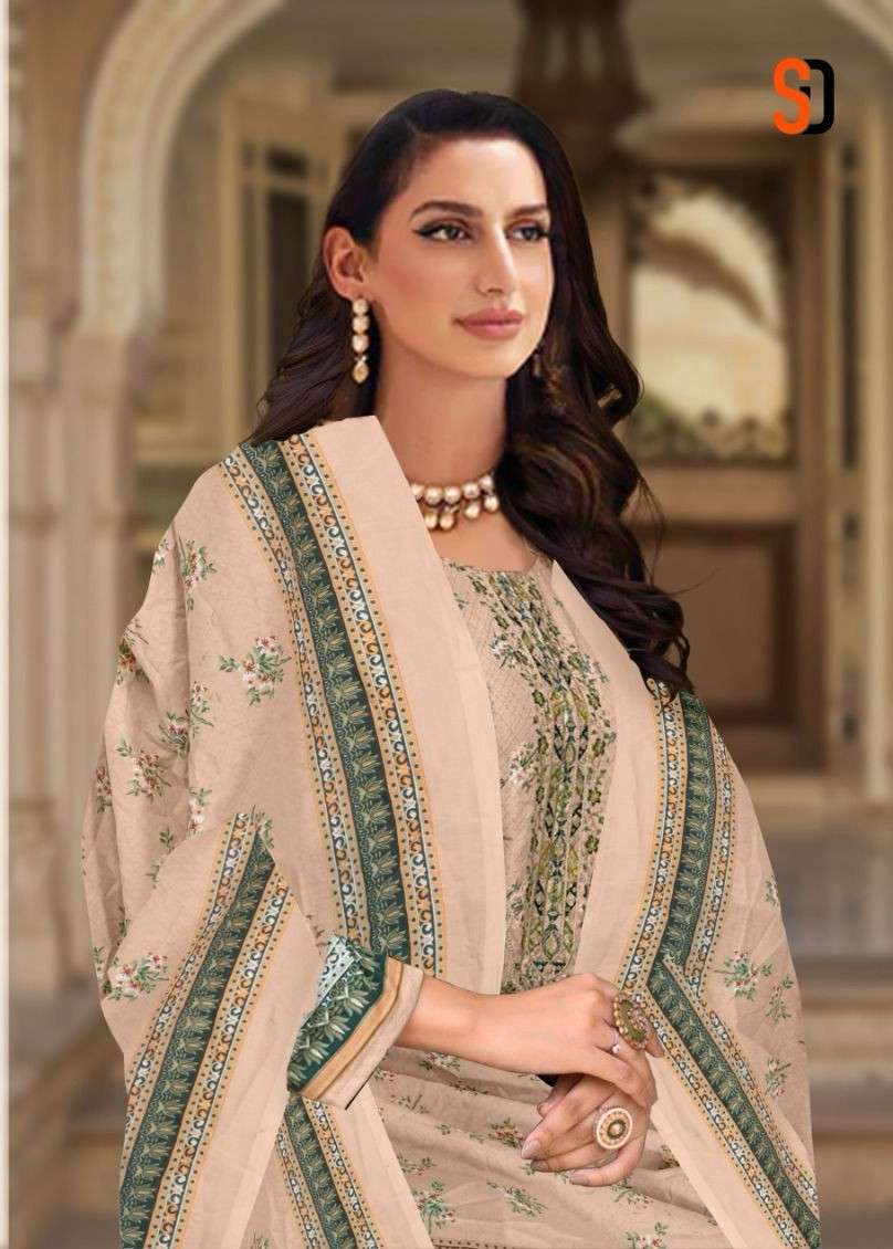 bin saeed by shraddha colors series pure cotton digital printed designer salwar kameez best online price surat 