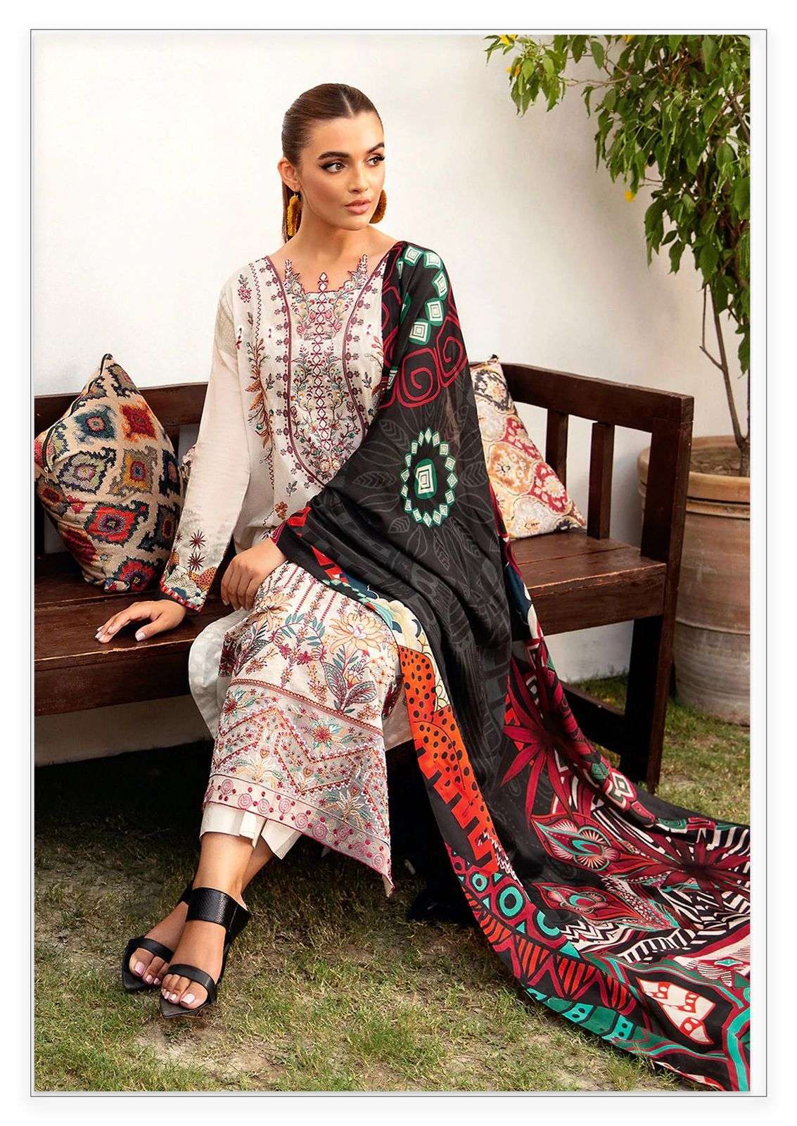  ghazal vol 3 by miss world 3001-3006 series cotton with karachi print expansive salwar kameez best online price surat