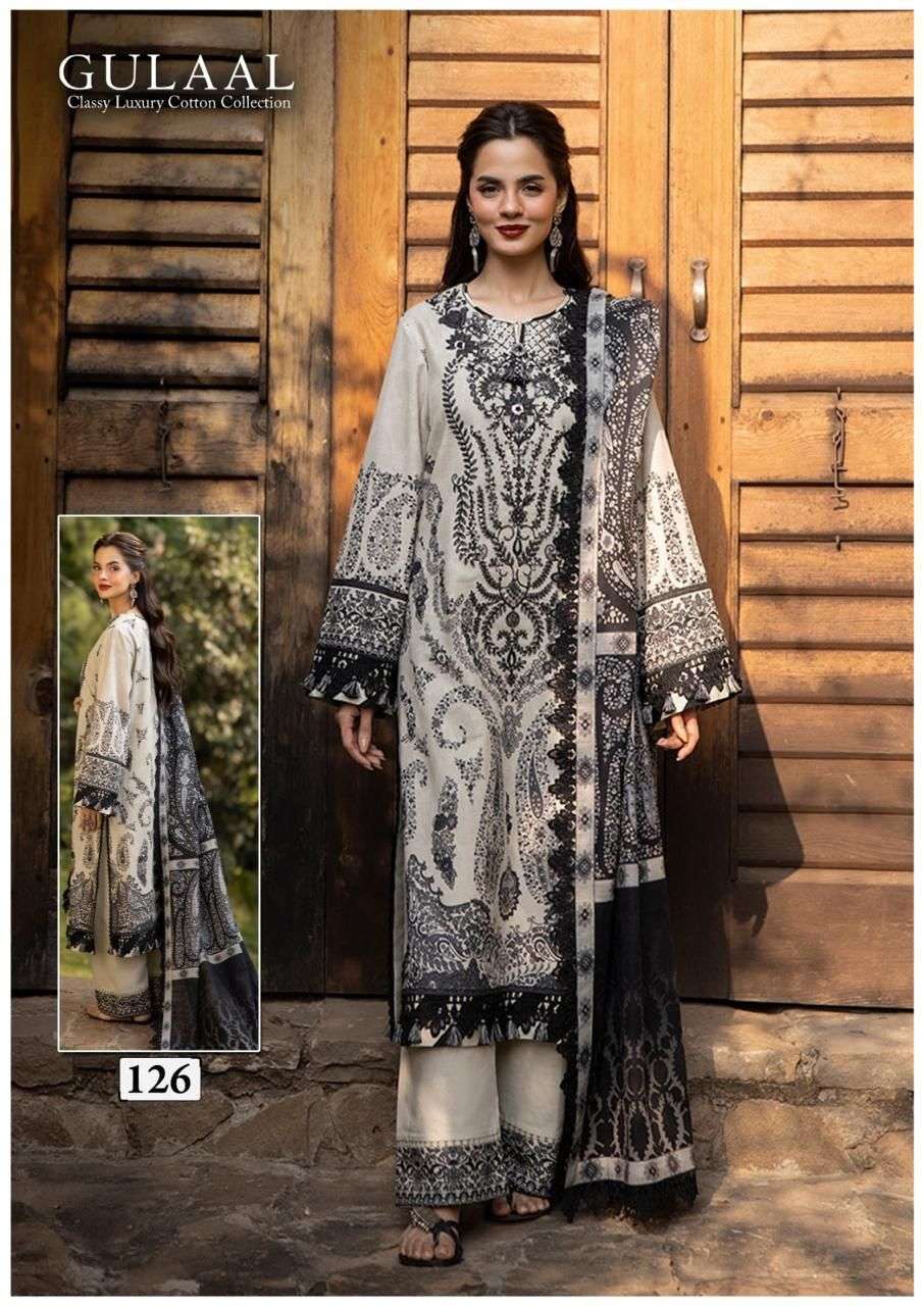 gulaal classy lawn collection vol 13 121-130 series pure cotton pakistani printed salwar kameez wholesale price surat