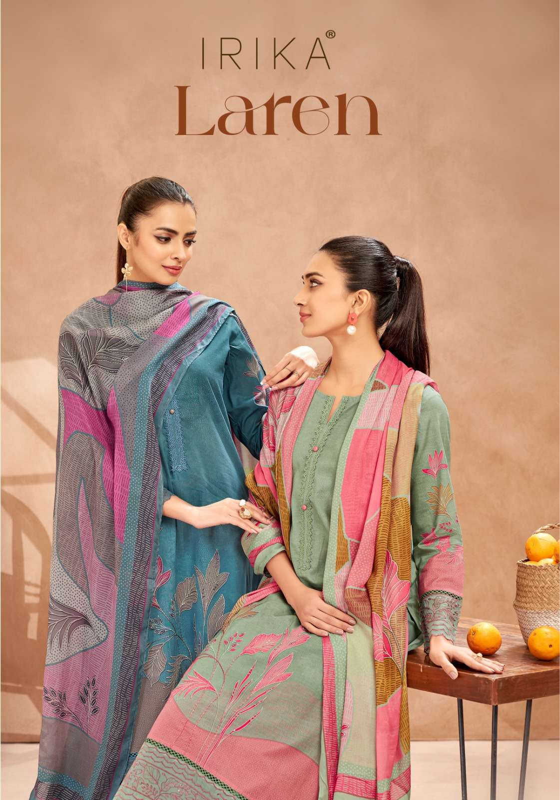 laren by irika pure cotton cambric digital printed unstich salwar kameez wholesale price surat