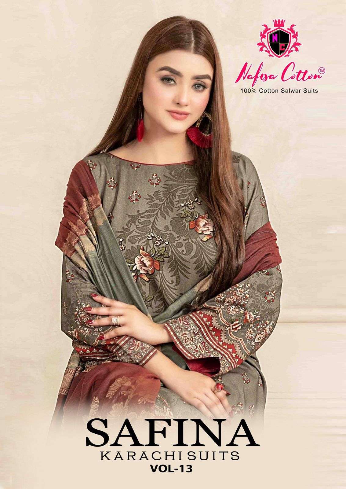 safina by nafisha cotton 13001-13006 series cotton summer collection online dealer surat