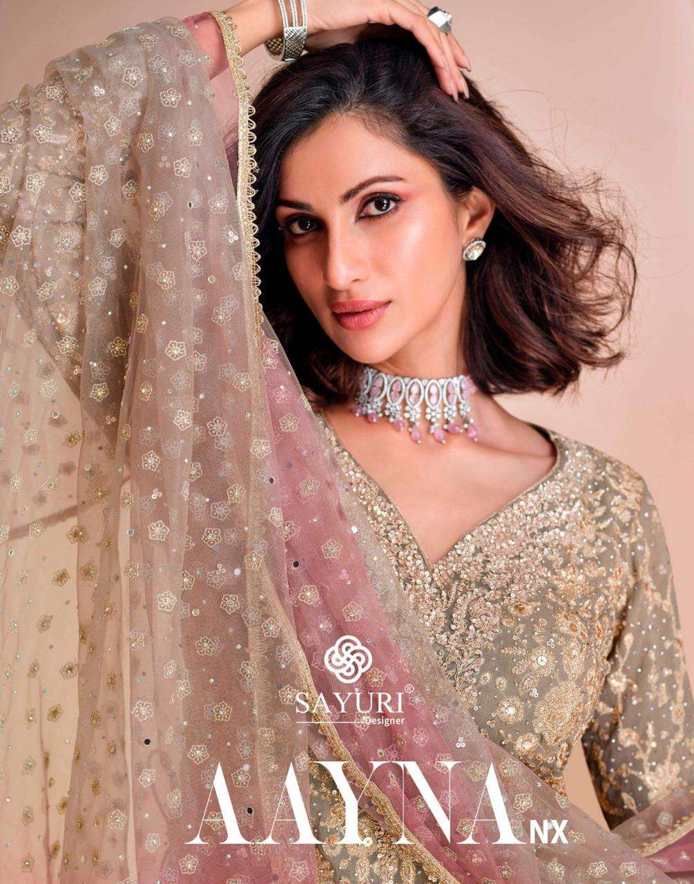 sayuri designer aayna nx party wear real georgette readymade sarara suits buy best price catalogue surat