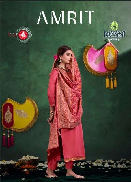 triple aaa amrit 17181-17186 series jam cotton work designer dress material wholesale price surat