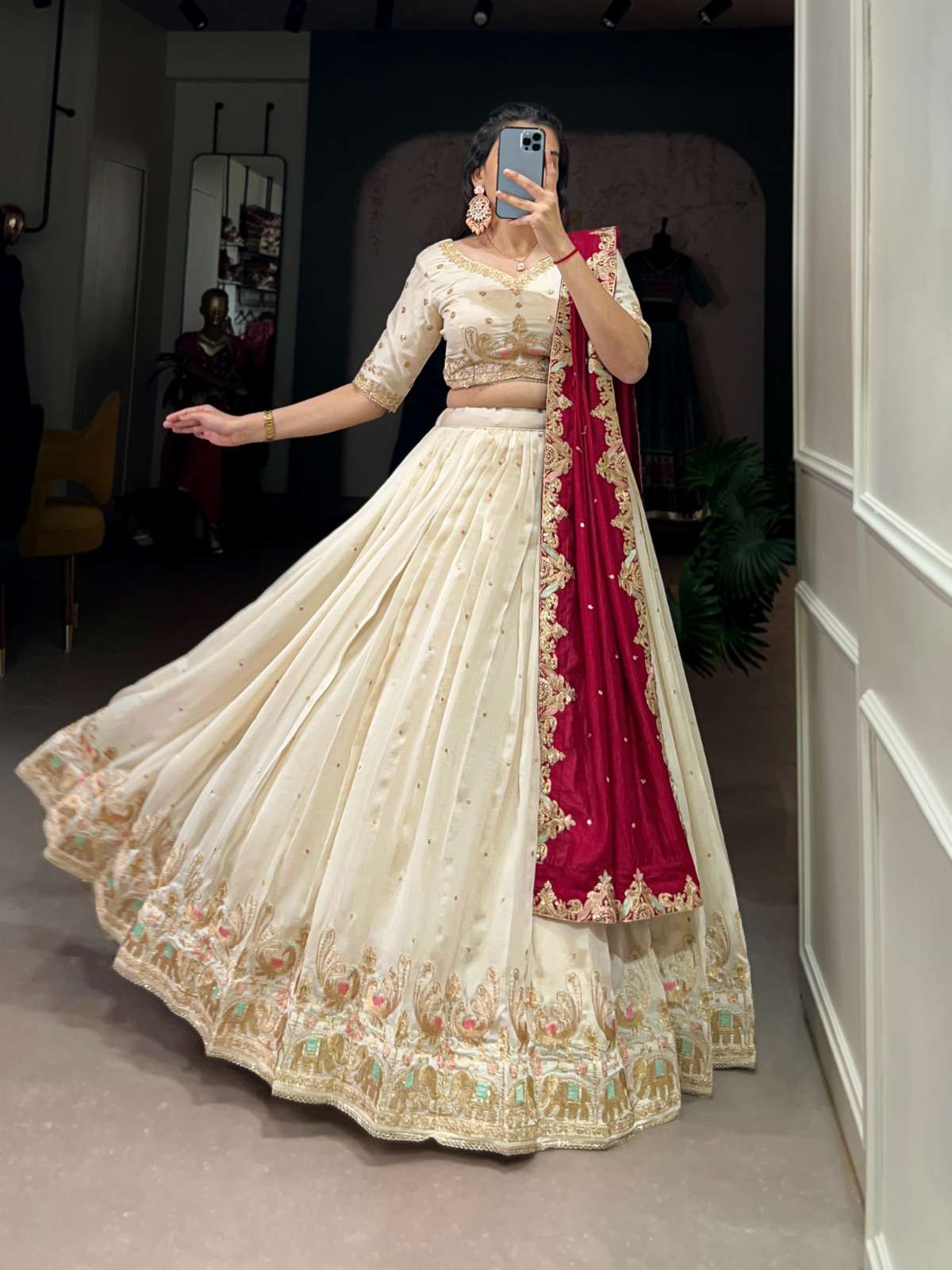 1411 by lnb special function wear embroidered lehenga collection buy online surat