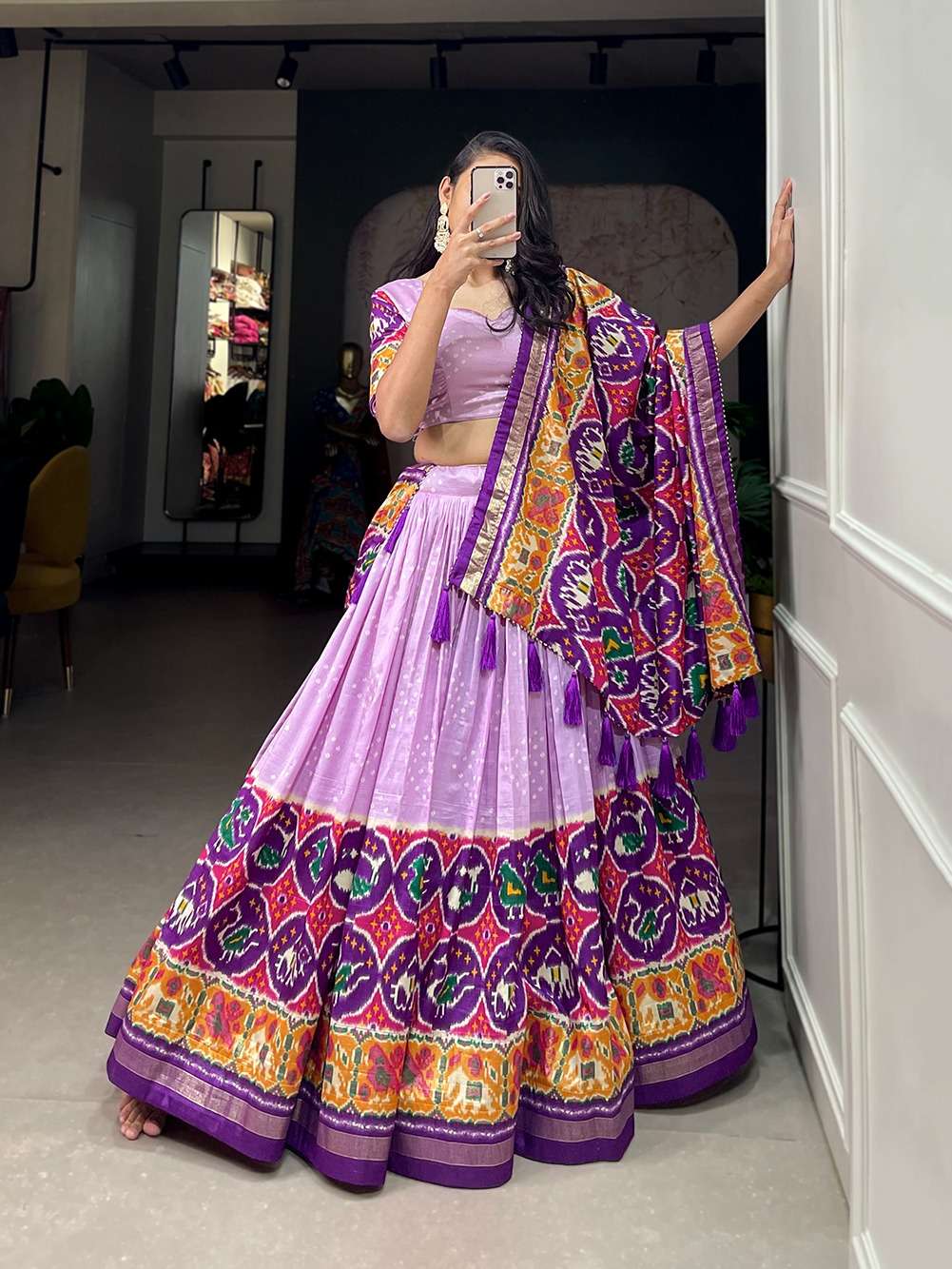 1684 by lnb patola printed stylish best designer lehenga collection buy online surat