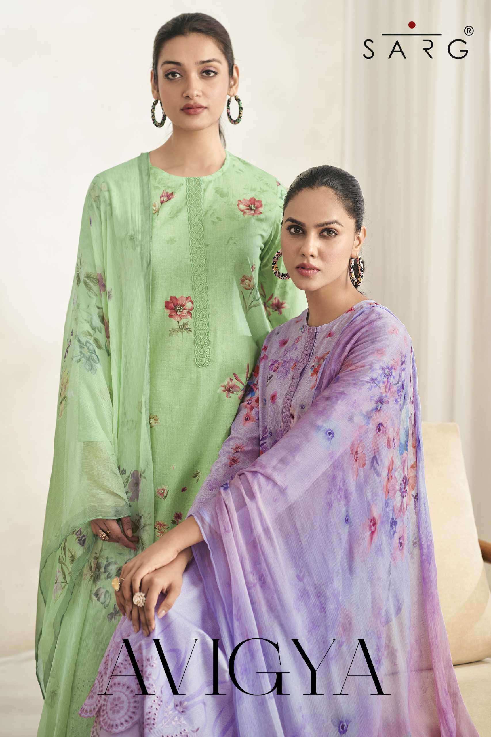 avigya by sarg cotton designer summer wear salwar kameez buy online surat