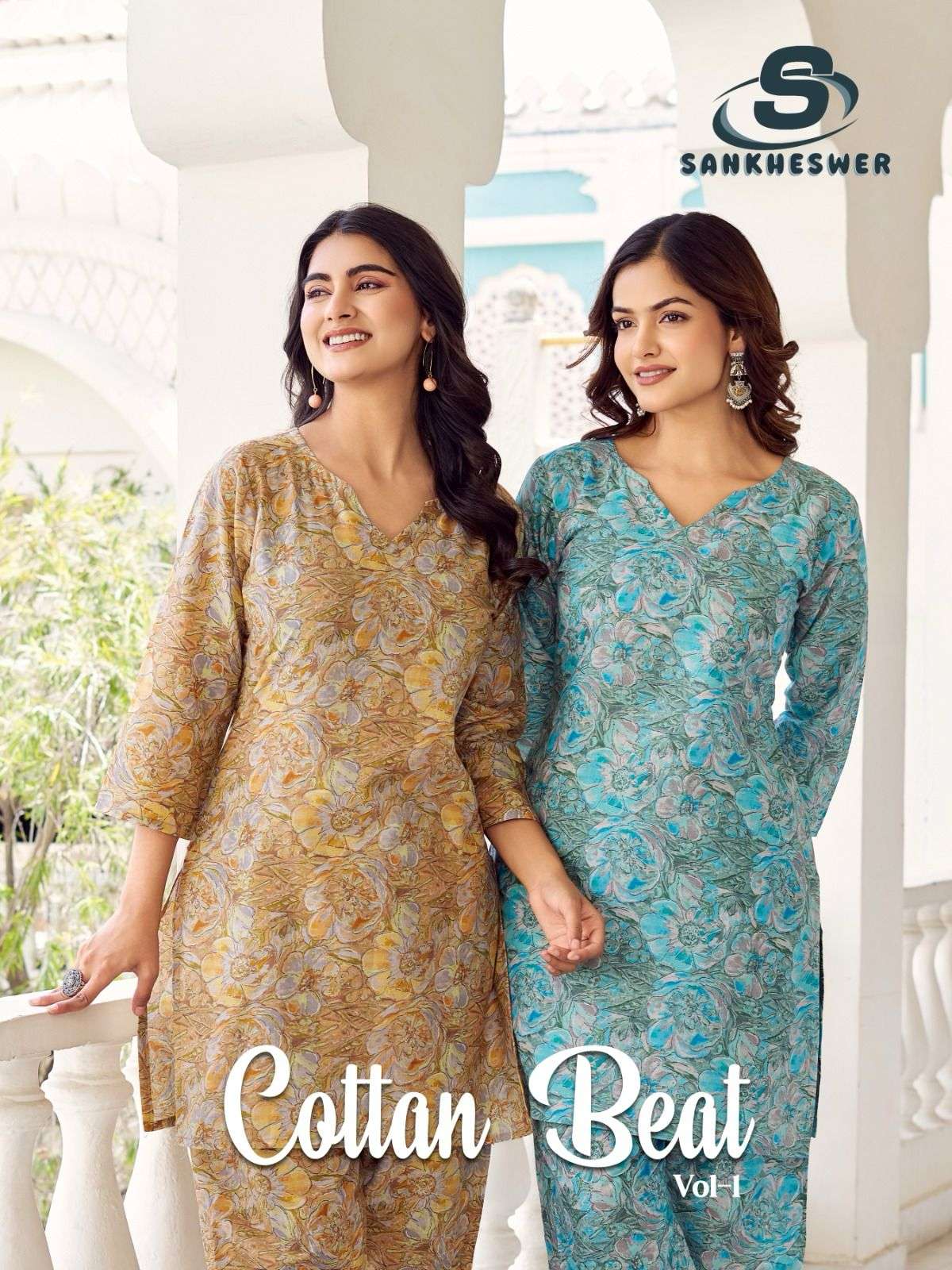 cotton beats sankheswer 1001-1008 series summer daily wear cotton cord set buy online surat