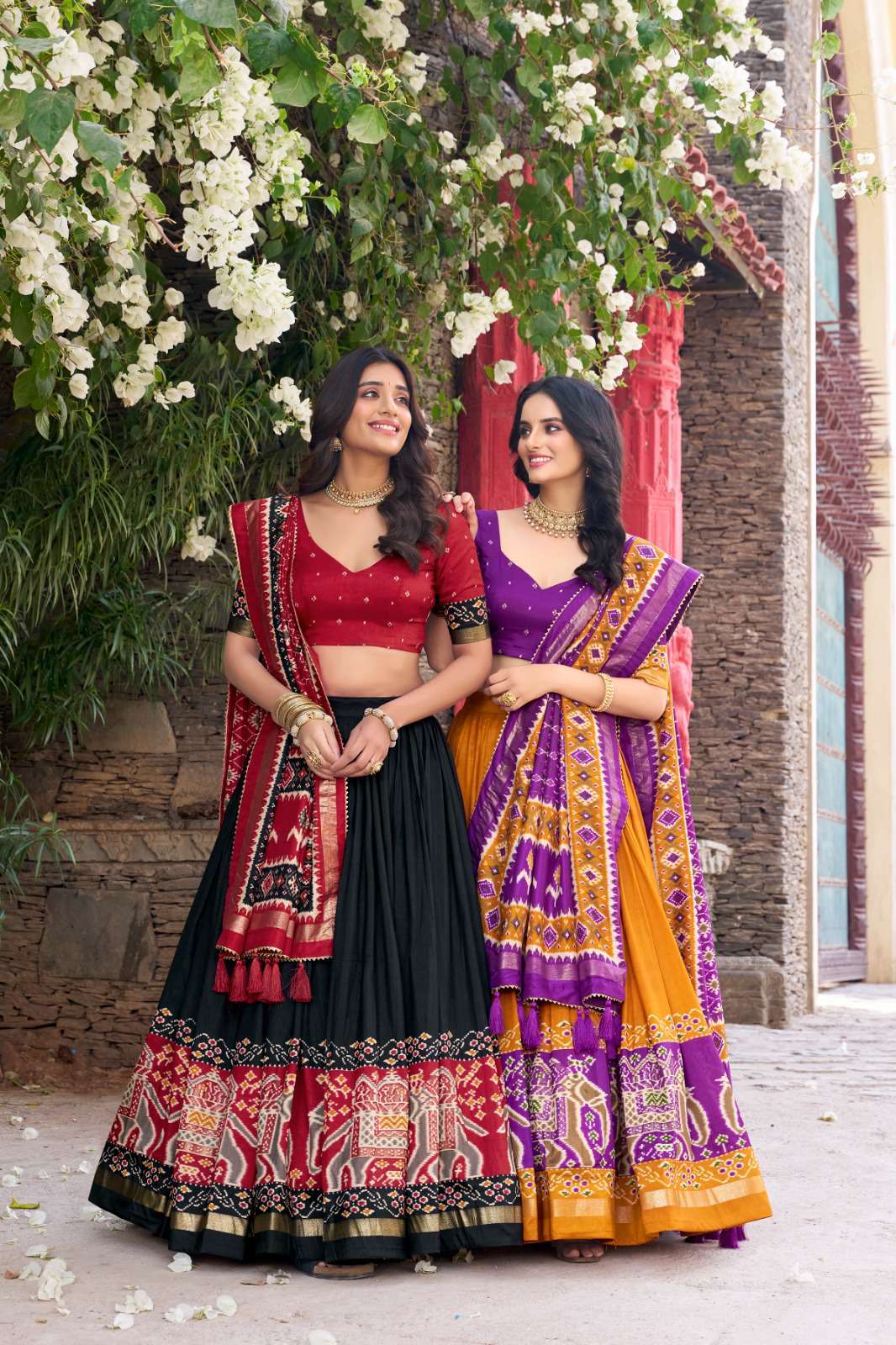 diyanshi by lnb Affordable lehenga choli with patola printed buy online surat