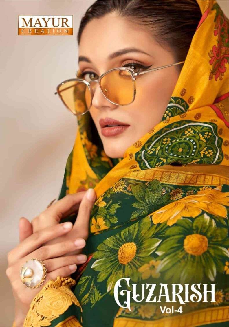 guzarish vol 4 by mayur creation  4001-4008 series ready to unstitched party wear salwar kameez best online price surat
