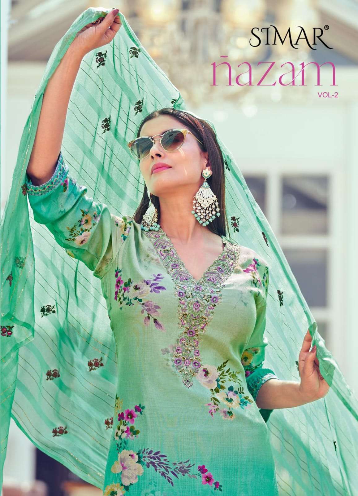 nazam vol 2 by simar exclusive designer embroidered party wear salwar kameez buy online surat