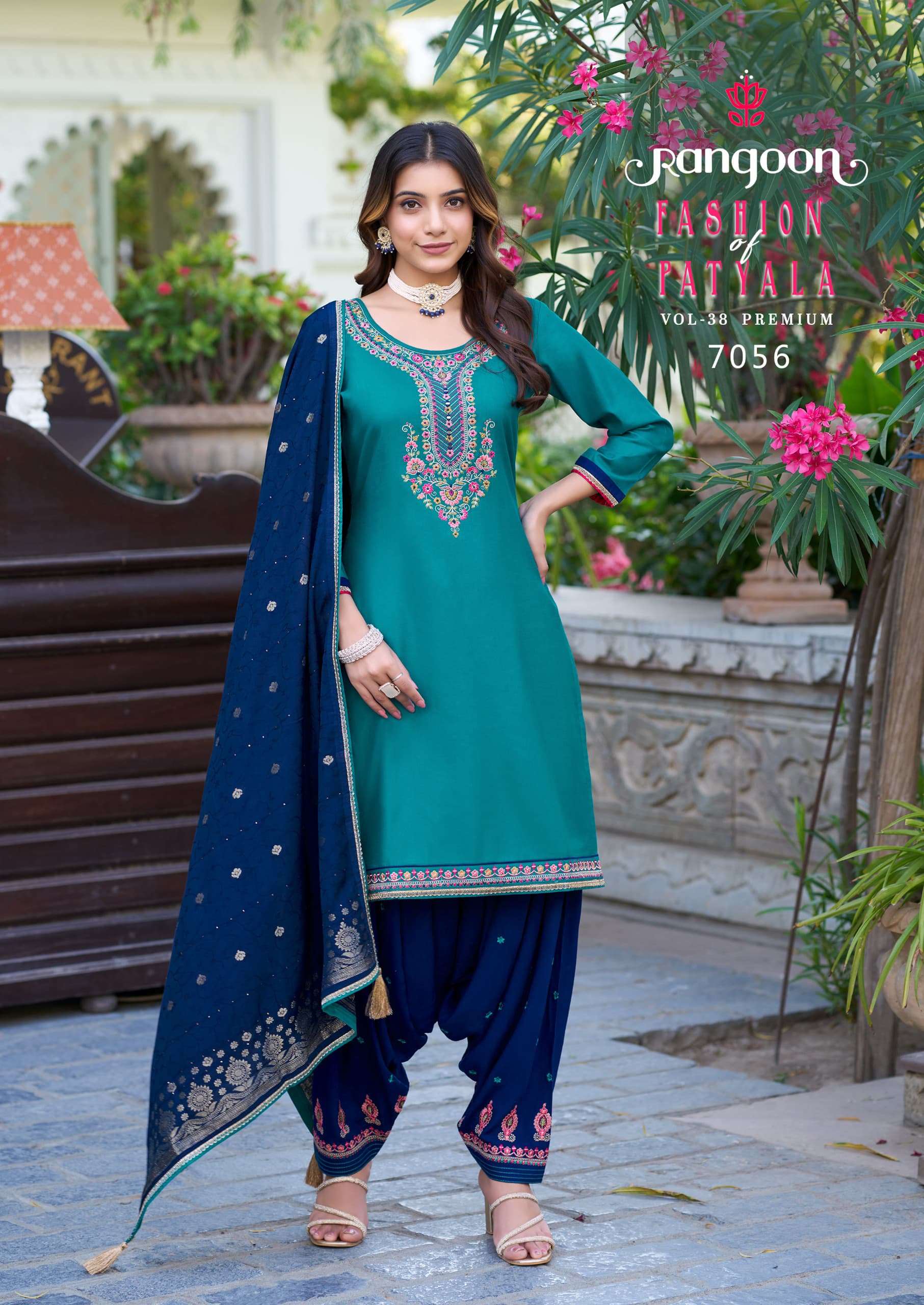 patiala vol 28 by rangoon 7051-7056 series patiyala style designer readymade salwar kameez buy online surat