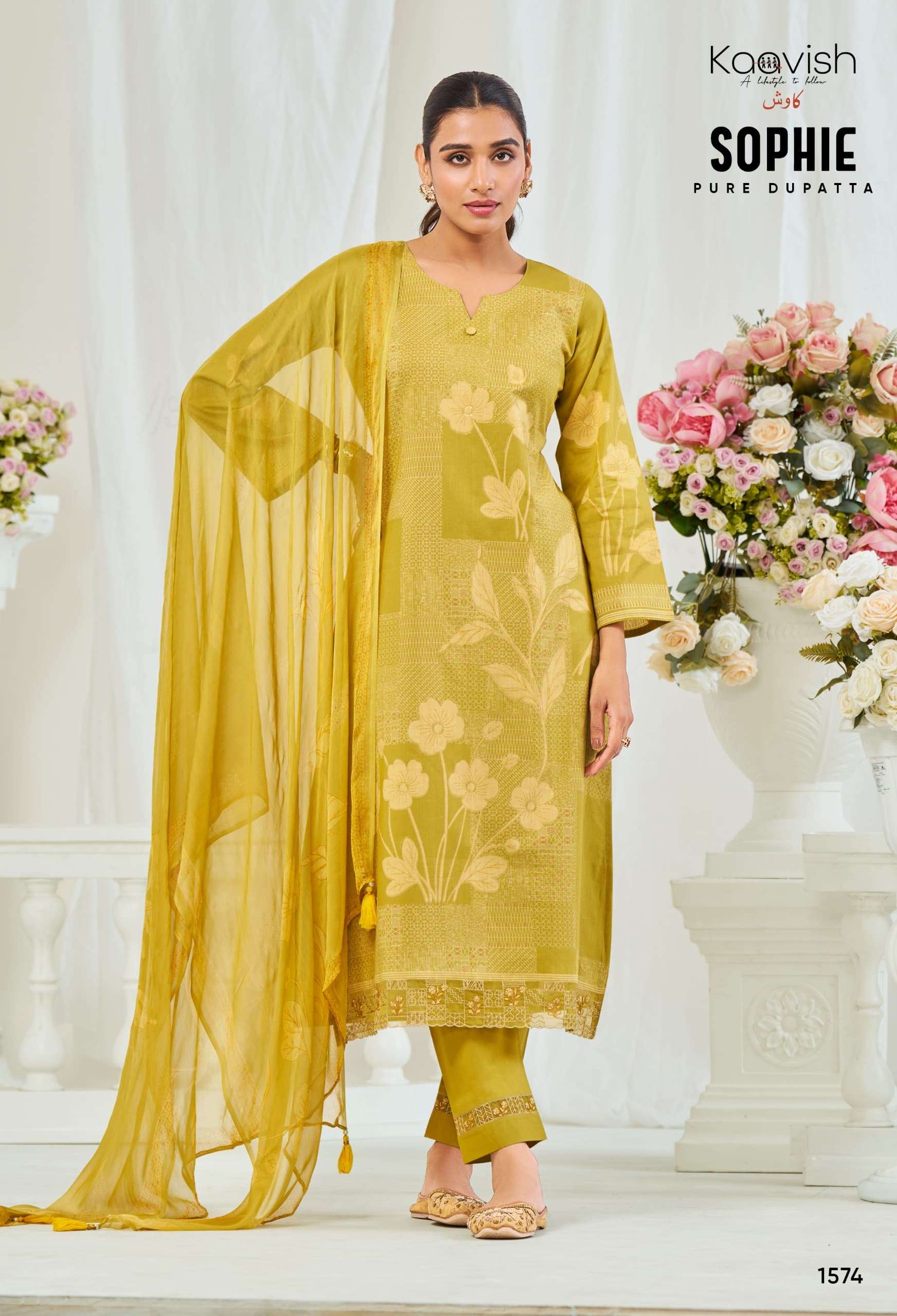 sophie by kaavish 1571-1574 series exclusive designer summer wear lawn cotton unstitched salwar kameez best online price surat