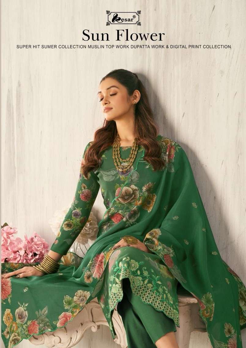 sunflower by kesar colors Latest designer salwar kameez for festival buy online surat
