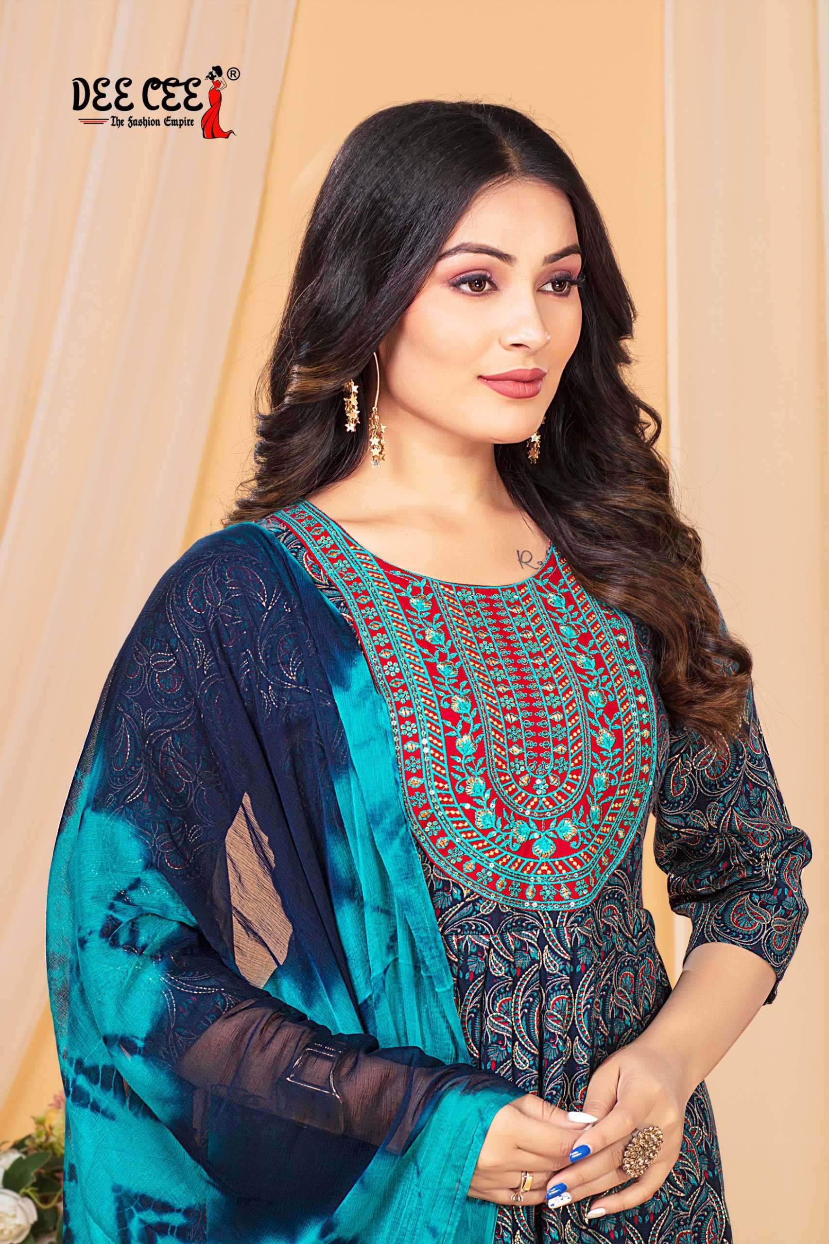 sunita by deecee colors  readymade casual wear designer nayra cut salwar kameez best online price surat