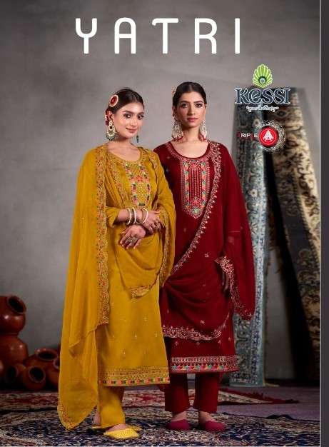 yatri by triple a 17195-17196 series designer ready to unstitched party wear salwar kameez online surat