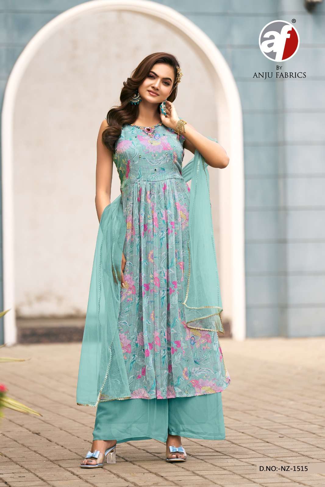 1515 by anju fabric new designer party wear readymade collection buy online surat