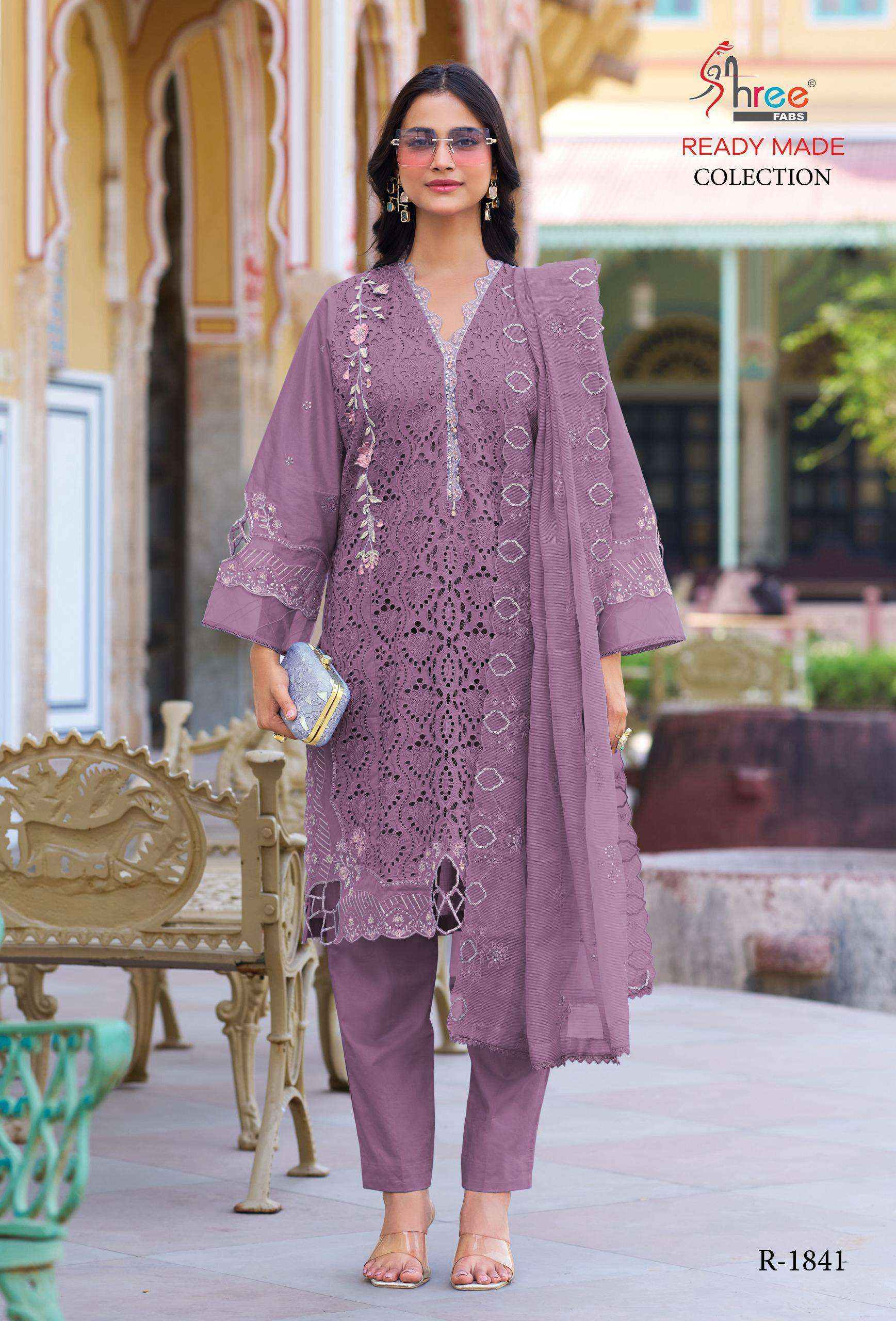 1841 by shree fabs stylish cotton  readymade parry wear salwar kameez online surat