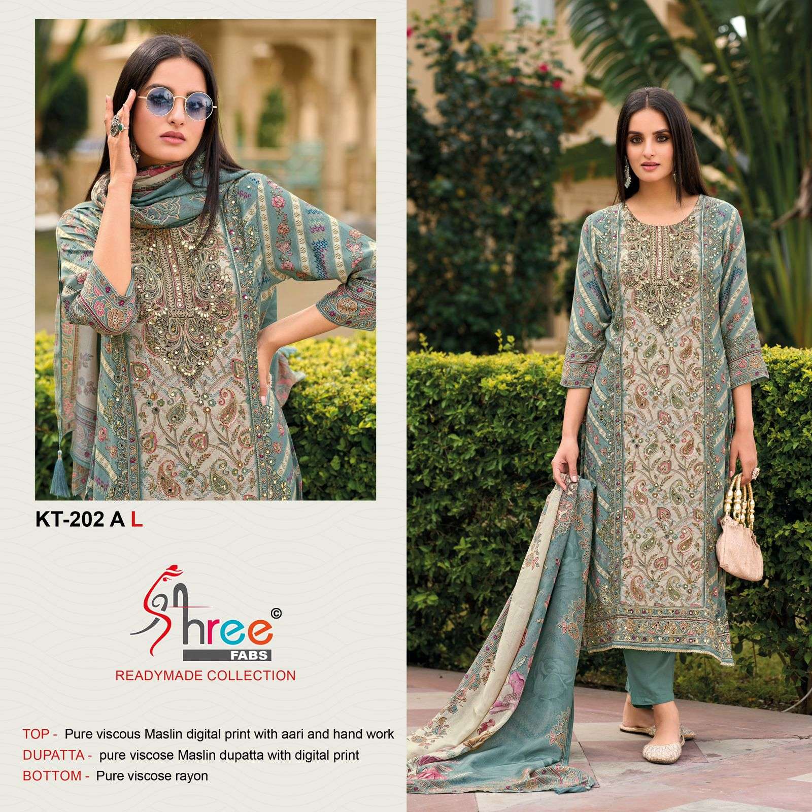 202 by shree fabs exclusive handwork latest designer function wear salwar kameez online surat