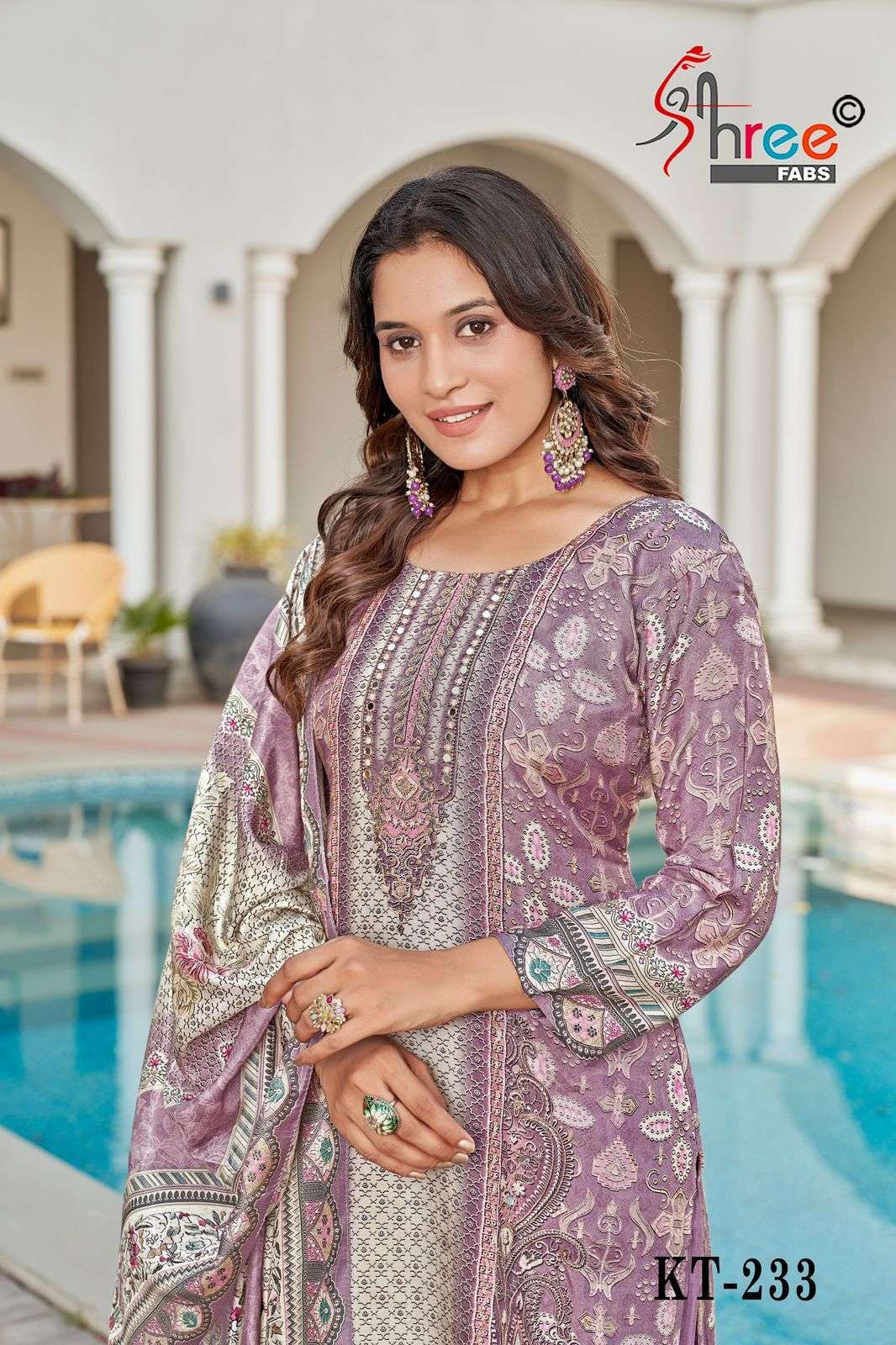 233 by shree fabs exclusive designer fancy handwork casual wear salwar kameez online surat