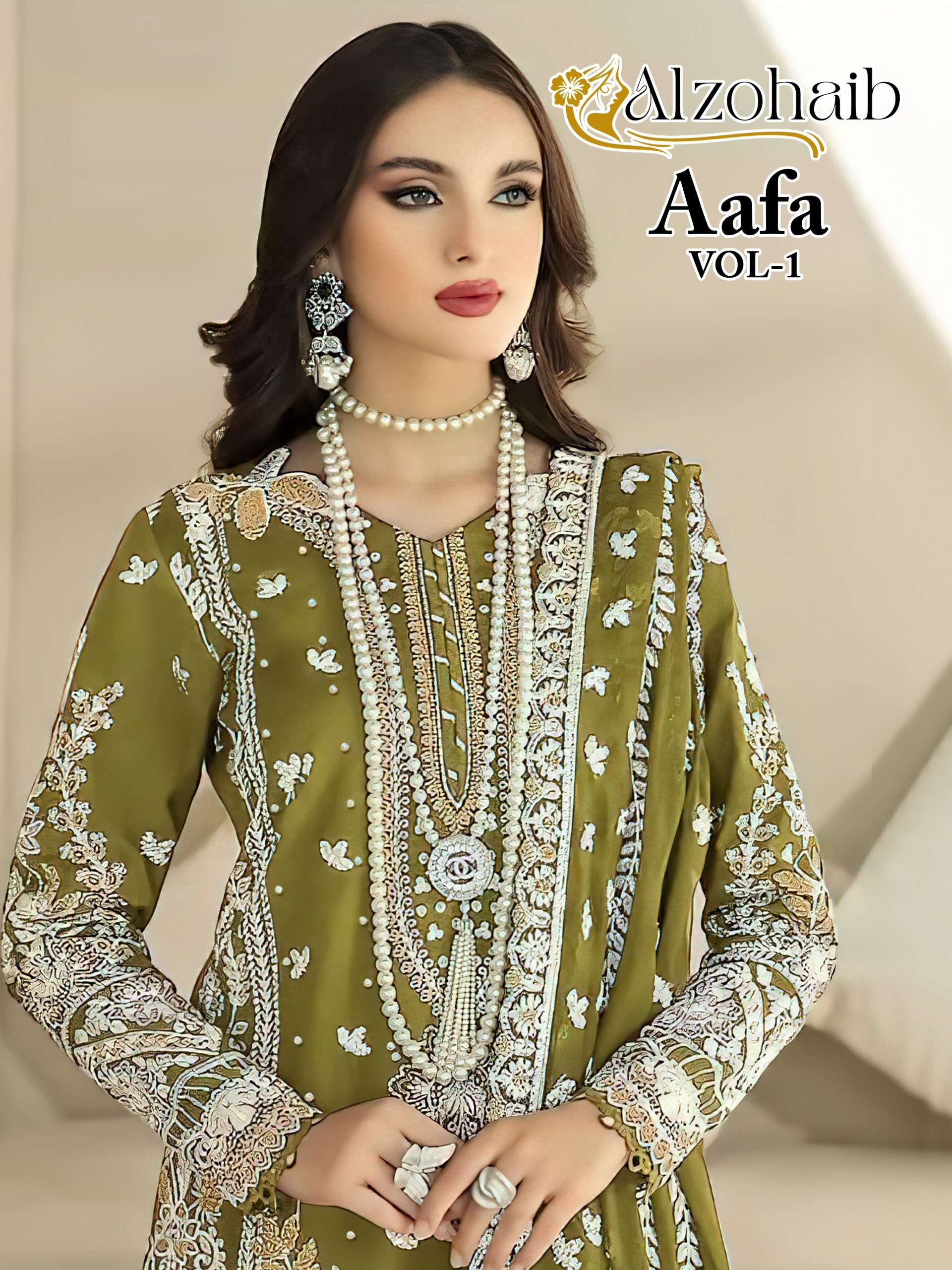 aafa by al zohaib colors exclusive designer party wear salwar kameez online surat