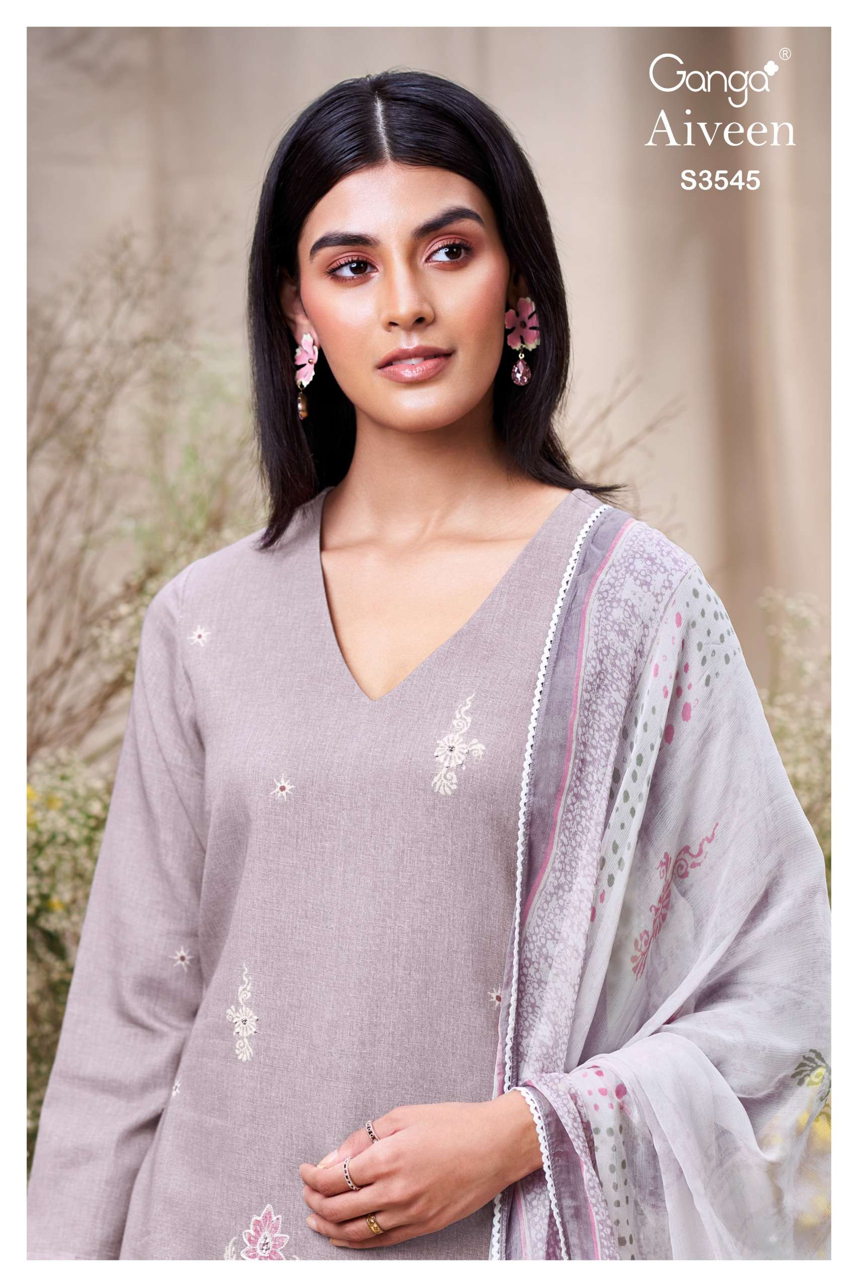 aiveen 3545 by ganga cotton summer casual wear salwar kameez buy online surat
