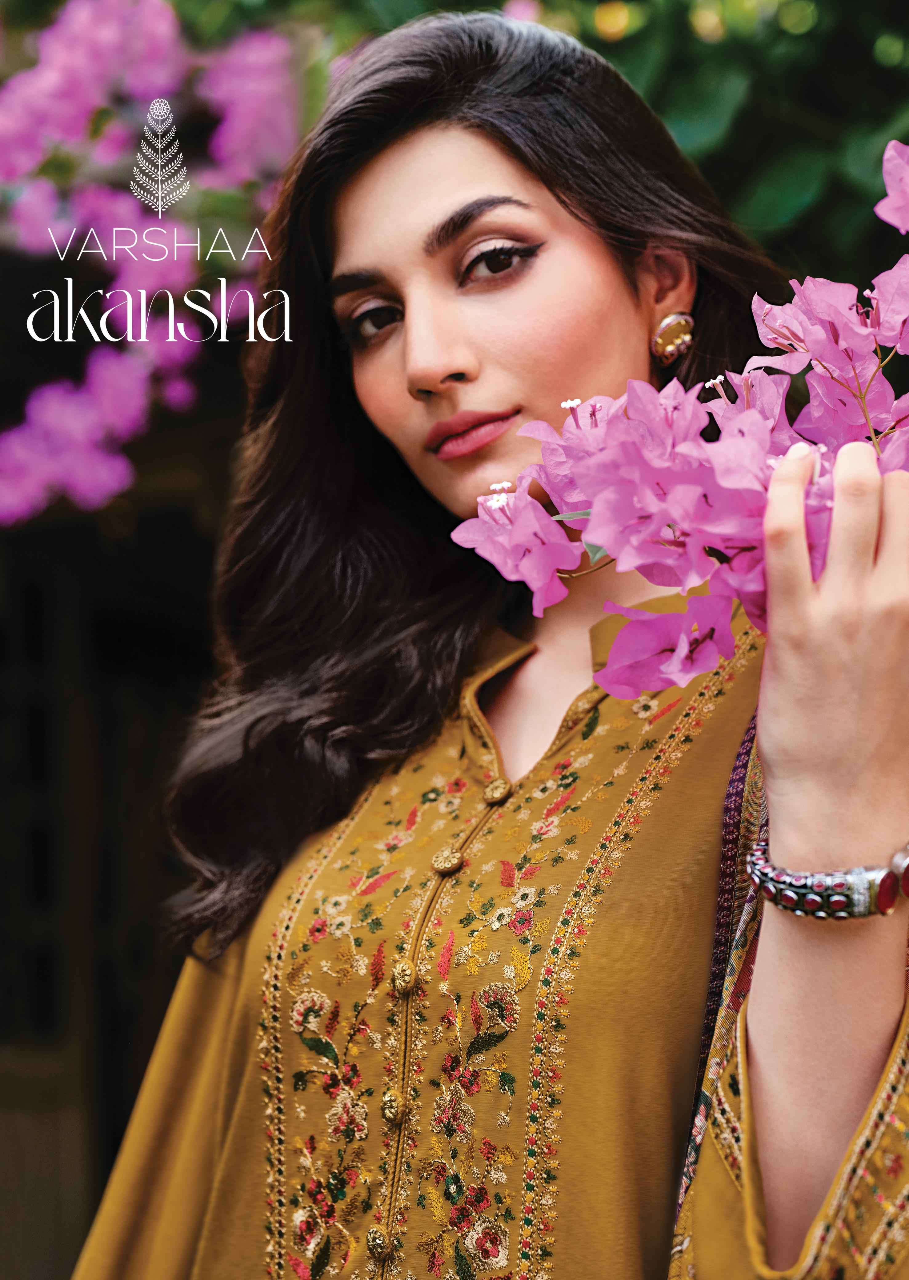akansha by varshaa exclusive party wear embroidered salwar kameez online surat