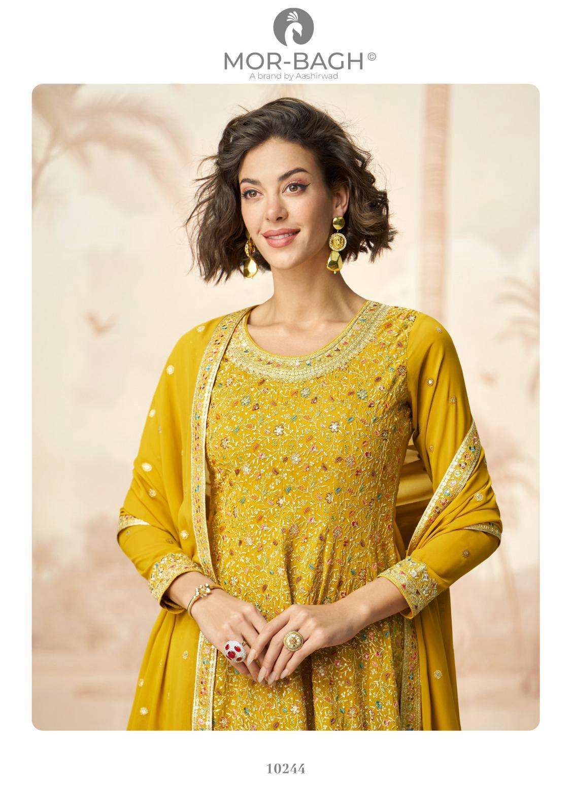 apurva by aashirwad creation  heavy embroidered stylish party wear readymade collection online surat
