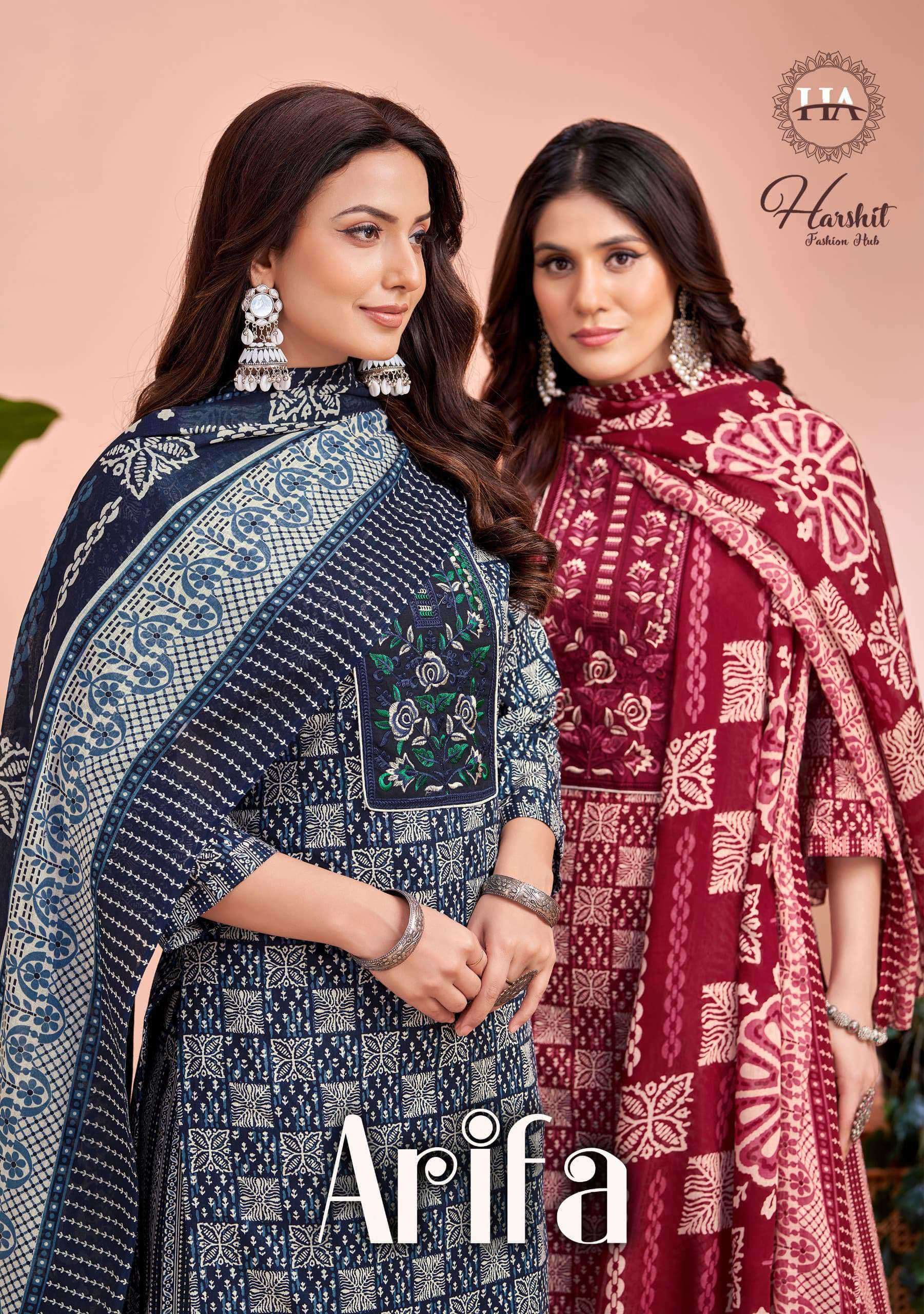 arifa vol 2 by harshit designer stylish unstitched salwar kameez online surat