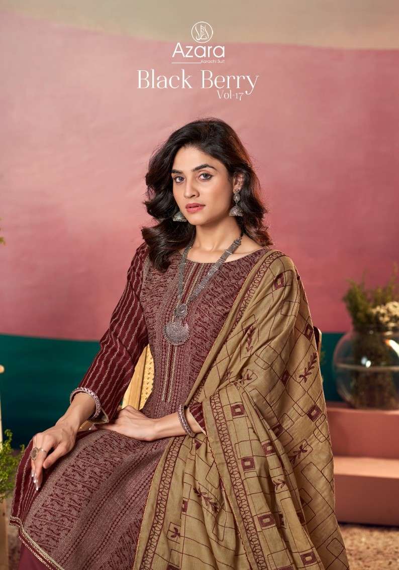 black berry vol-17 by azara colors cotton summer wear salwar suits supplier surat