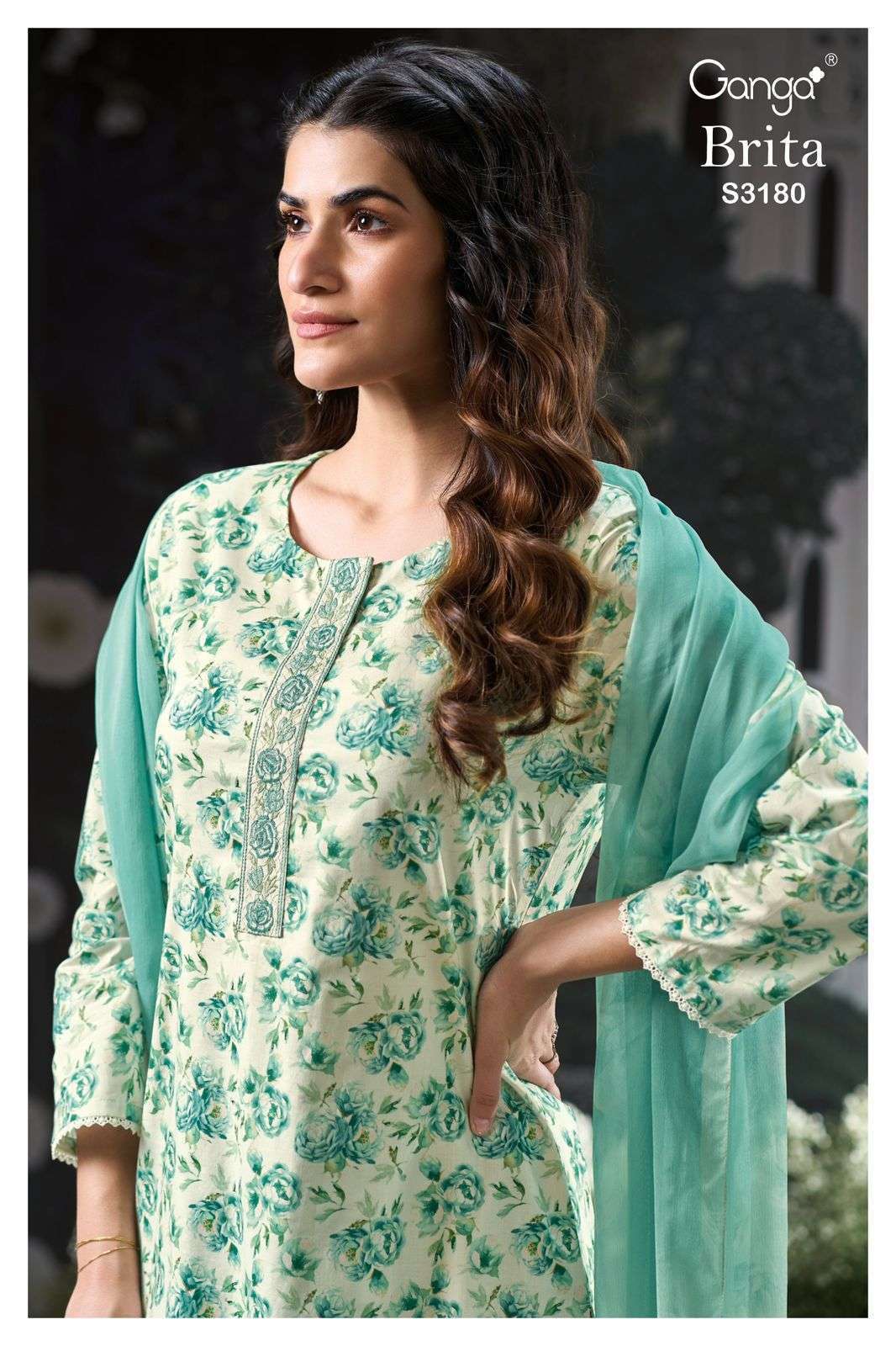 brita 3180 by ganga latest designer unstitched party wear salwar kameez online surat