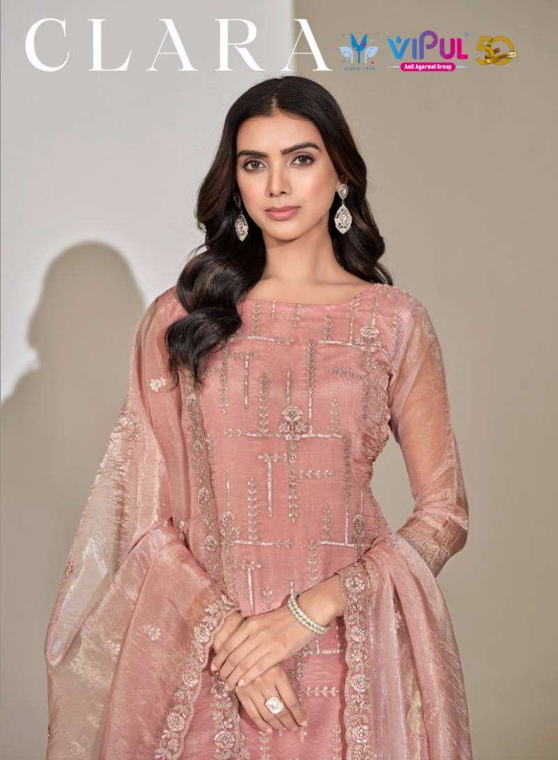 clara by vipul 6191-6196 series latest designer ready to festival wear salwar kameez online surat