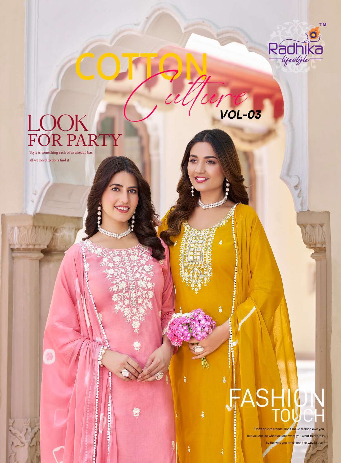 cotton culture vol 3 by radhika lifestyle 3001-3006 series exclusive designer summer casual wear readymade kurti online surat
