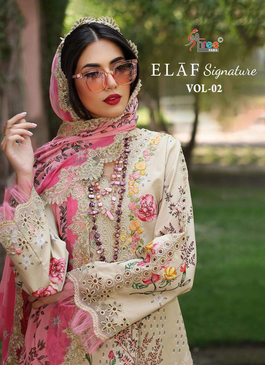 elaf signature vol 2 by shree fabs 3911-3916 series exclusive embroidered ready to wear salwar kameez online surat