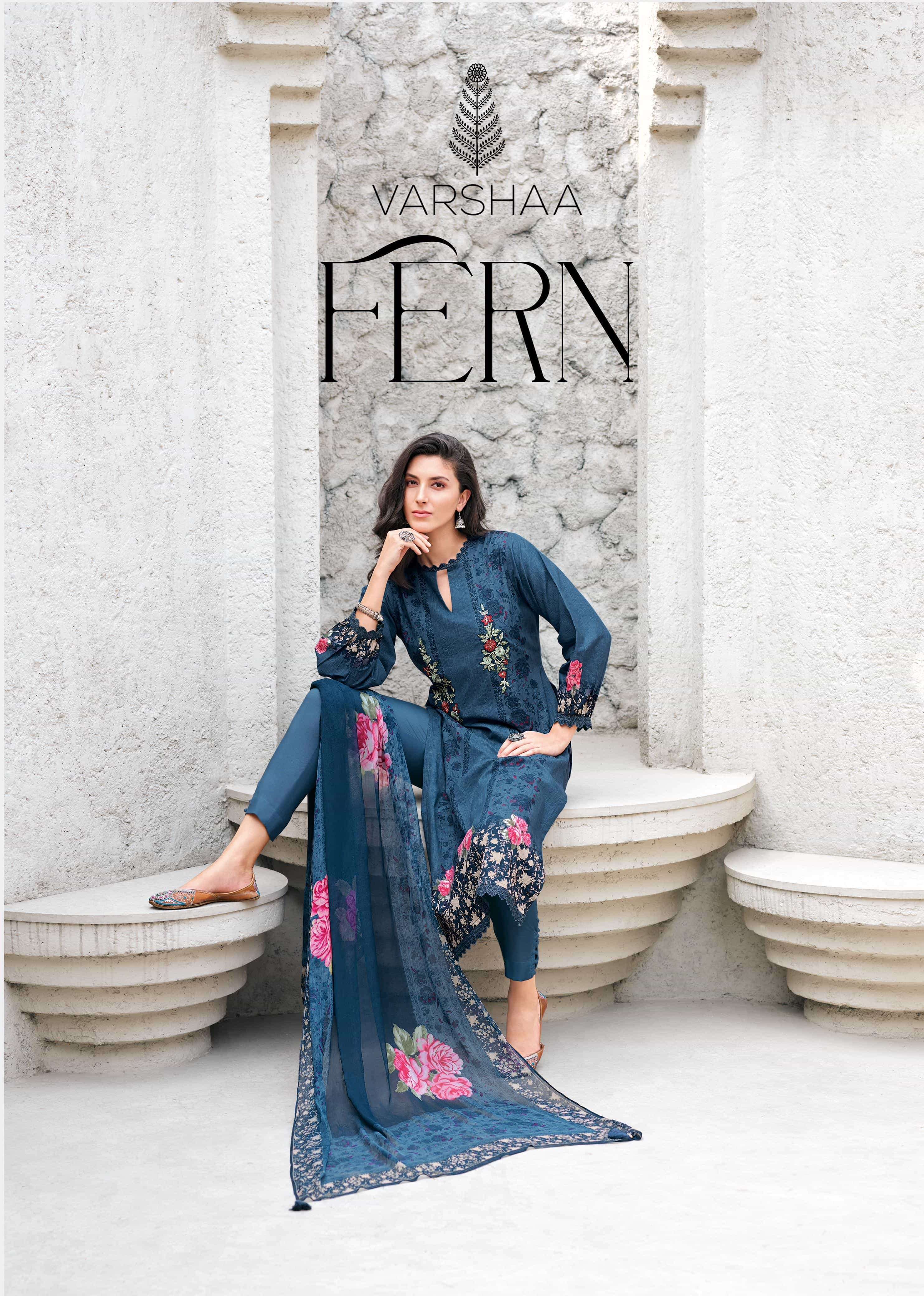 fern by varshaa exclusive designer cotton casual wear salwar kameez buy online surat