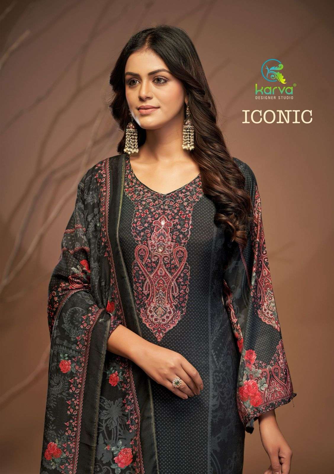 iconic by karva colors exclusive designer party wear salwar kameez wholesale surat