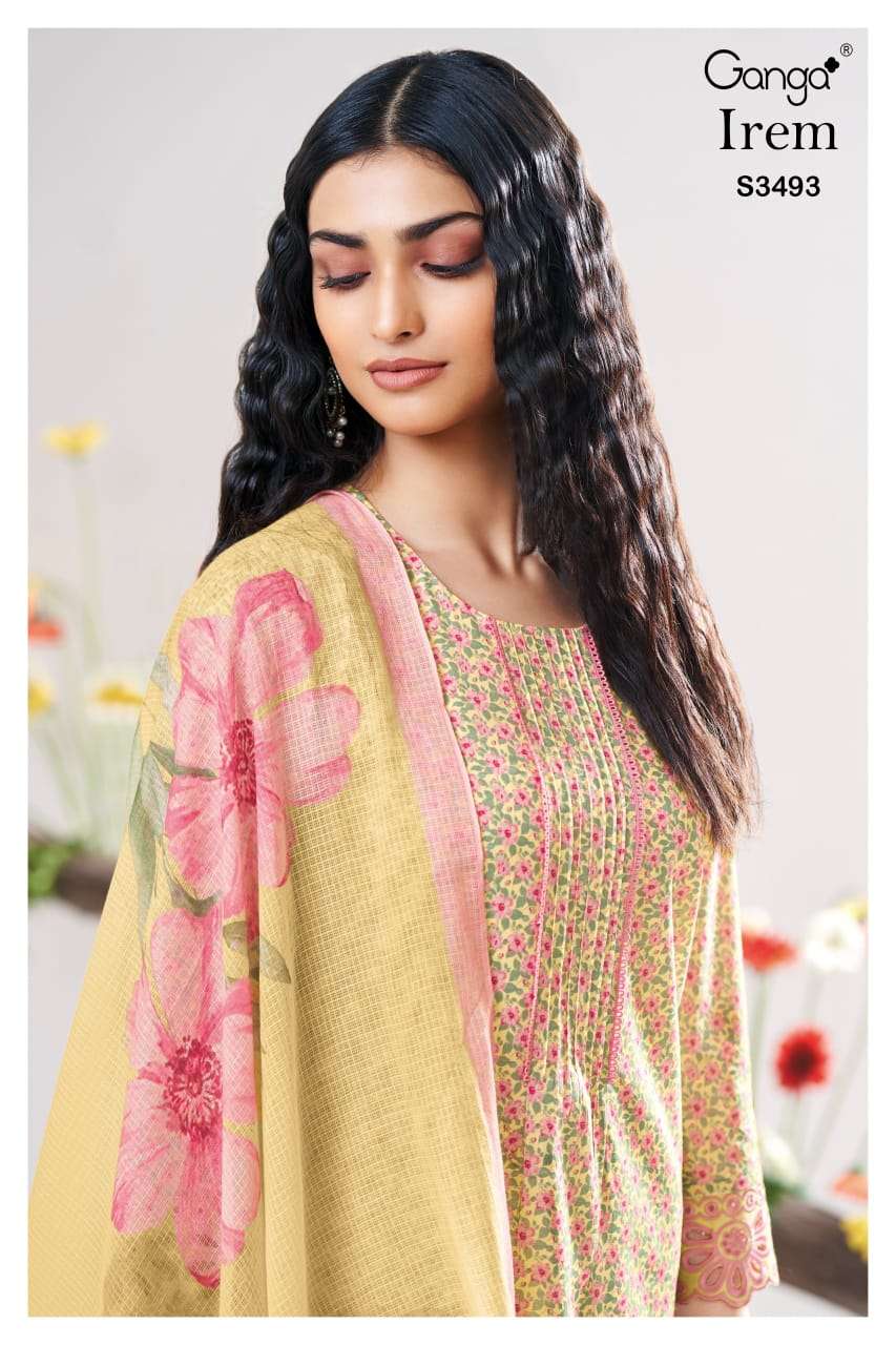 irem 3493 by ganga summer casual wear unstitch salwar kameez online surat