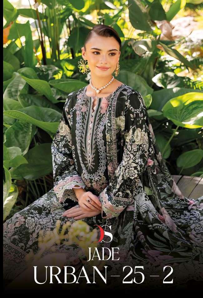 jade urban 25 vol-2 by deepsy suits cotton heavy embroidered pakistani salwar suits online dealer surat