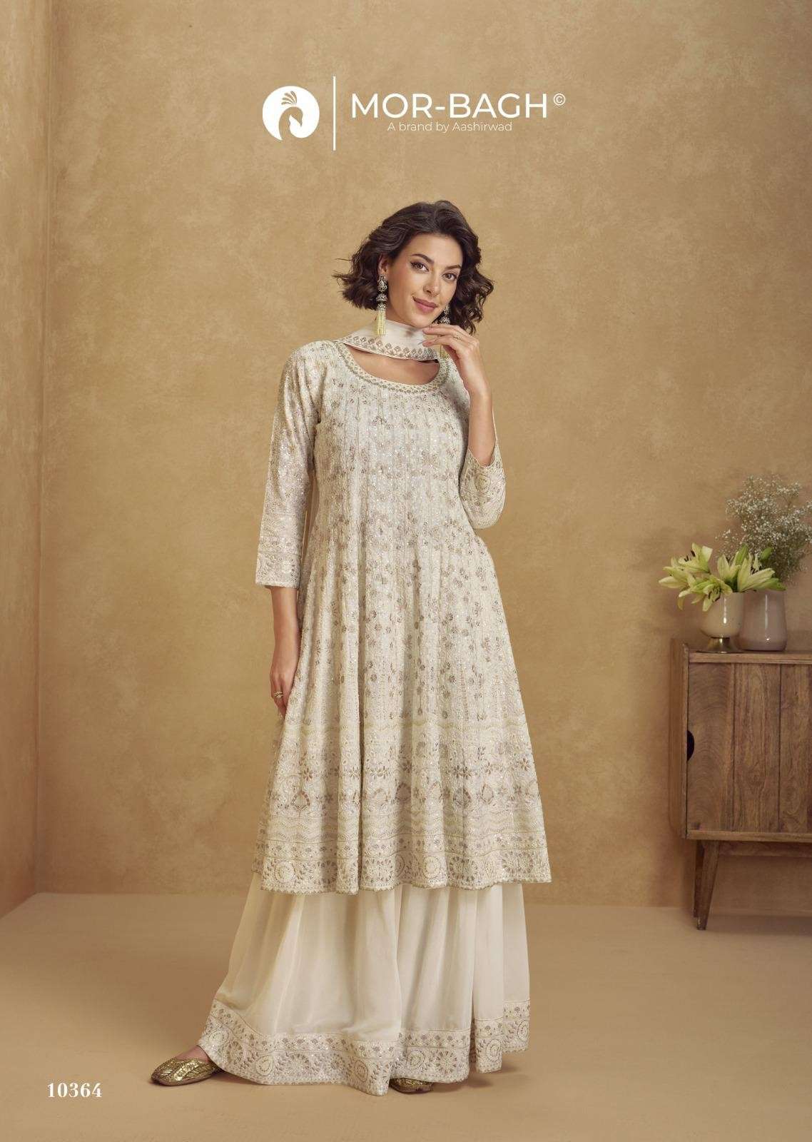 jhasi by aashirwad creation best designer embroidery worked readymade party wear collection online surat