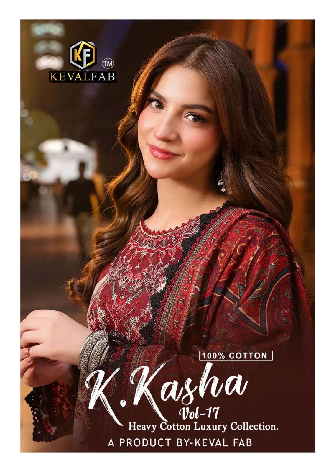 k kasha vol 17 by keval fab latest designer cotton pakistani wear salwar kameez buy online surat
