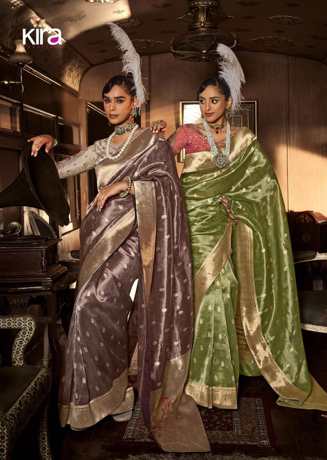 koski by kira exclusive designer embroidered blouse party wear saree collection online surat